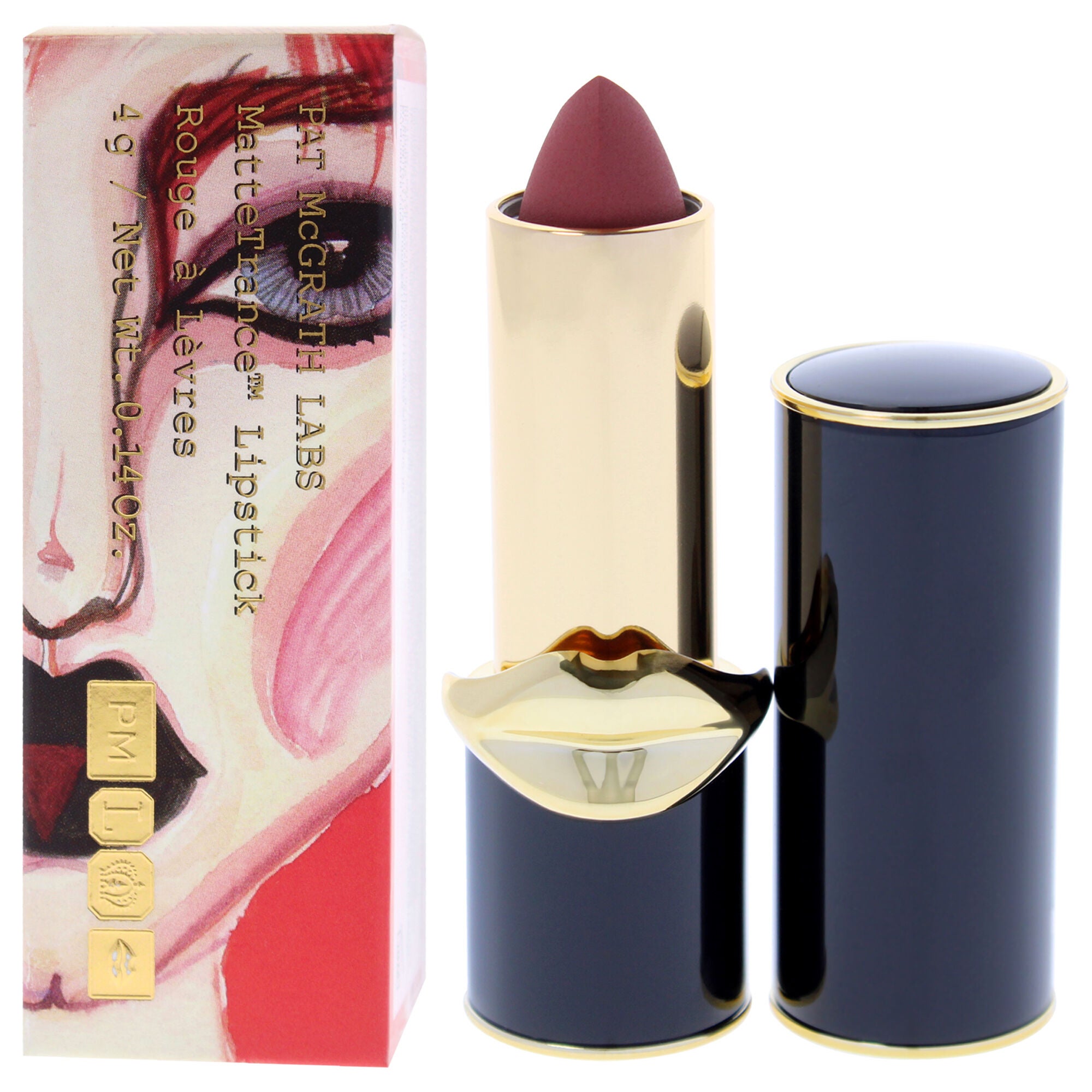 MatteTrance Lipstick - 109-3 Flesh by Pat Mcgrath Labs for Women - 0.14 oz Lipstick, Red, alternate image number 3