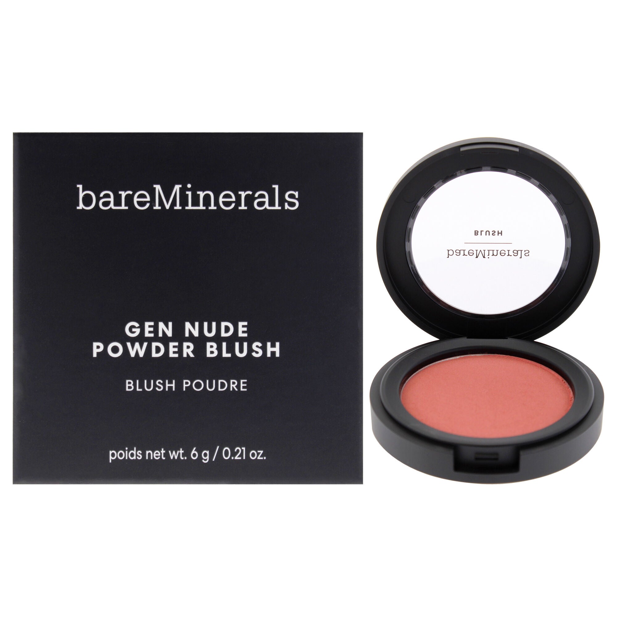 Gen Nude Powder Blush - Peachy Keen by bareMinerals for Women - 0.21 oz Blush, See Description, hi-res image number 0