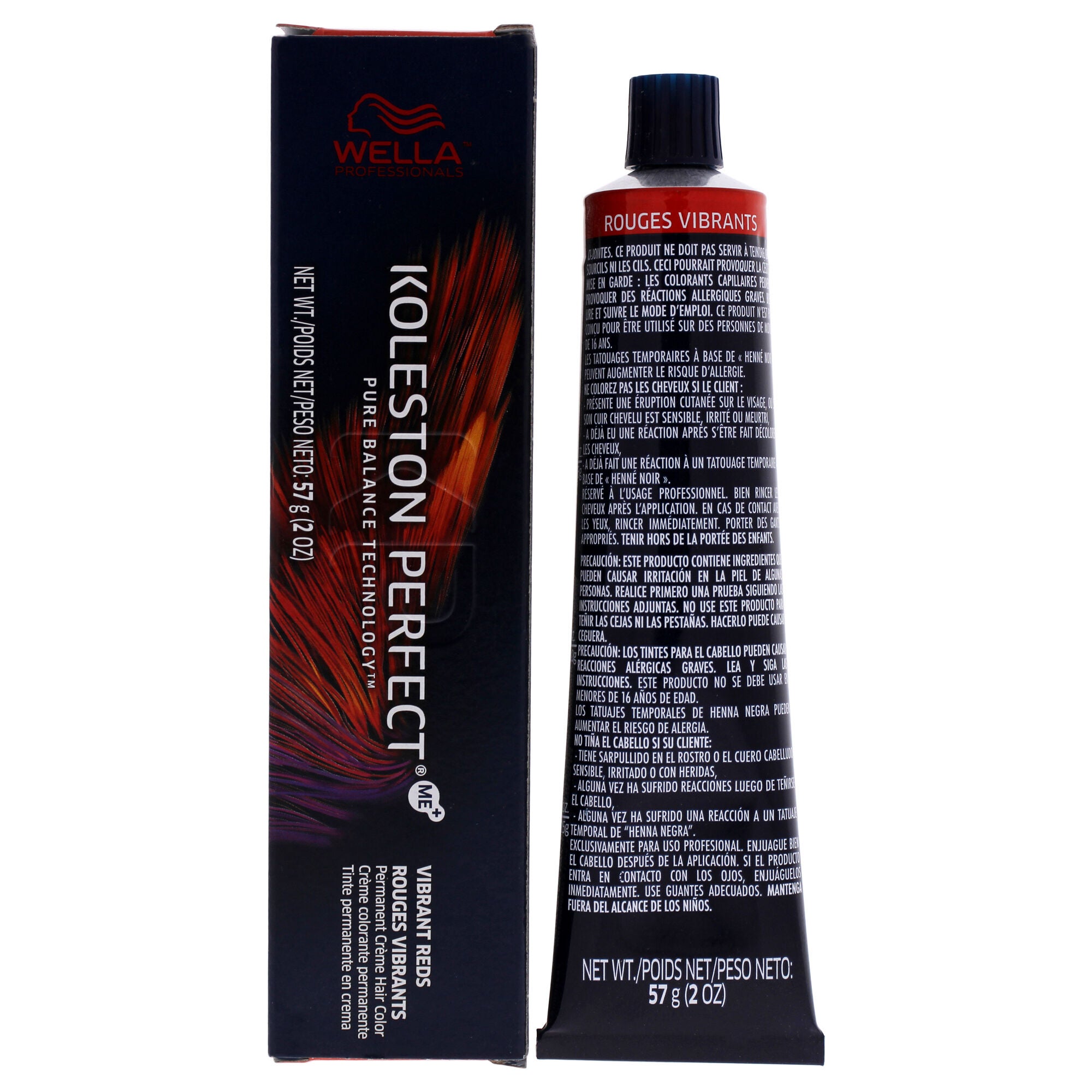 Koleston Perfect Permanent Creme Hair Color - 44 65 Intense Medium Brown-Violet Red-Violet by Wella for Unisex - 2 oz Hair Color, , alternate image number 5