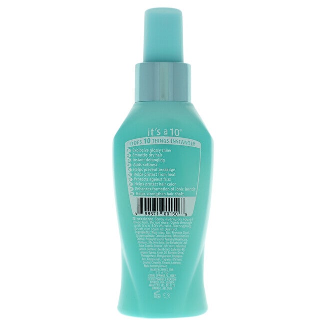 Miracle Blow Dry Glossing Leave-In by Its A 10 for Unisex - 4 oz Treatment, , alternate image number null
