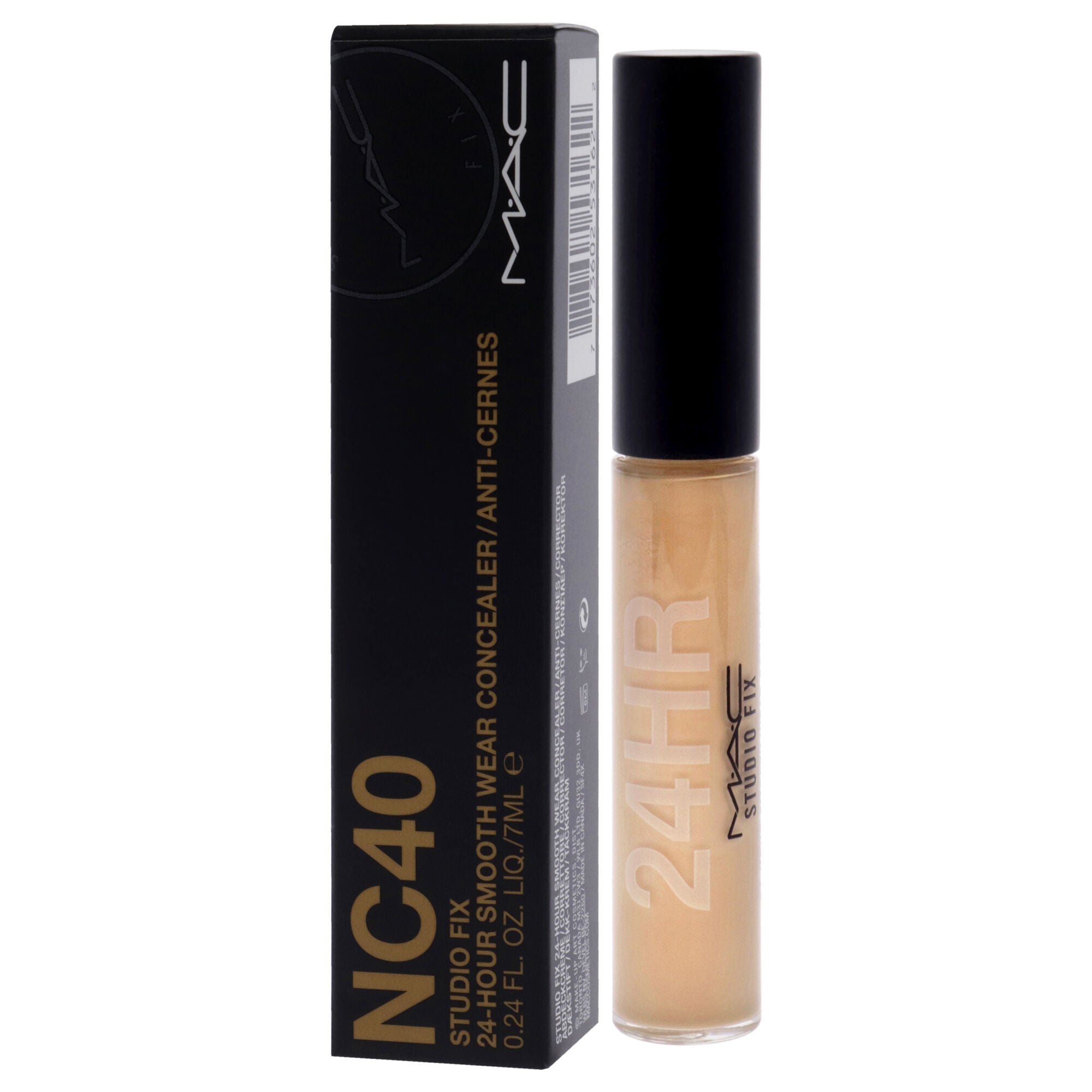 Studio Fix 24-Hour Smooth Wear Concealer - NC40 by MAC for Women - 0.24 oz Concealer, , alternate image number 7