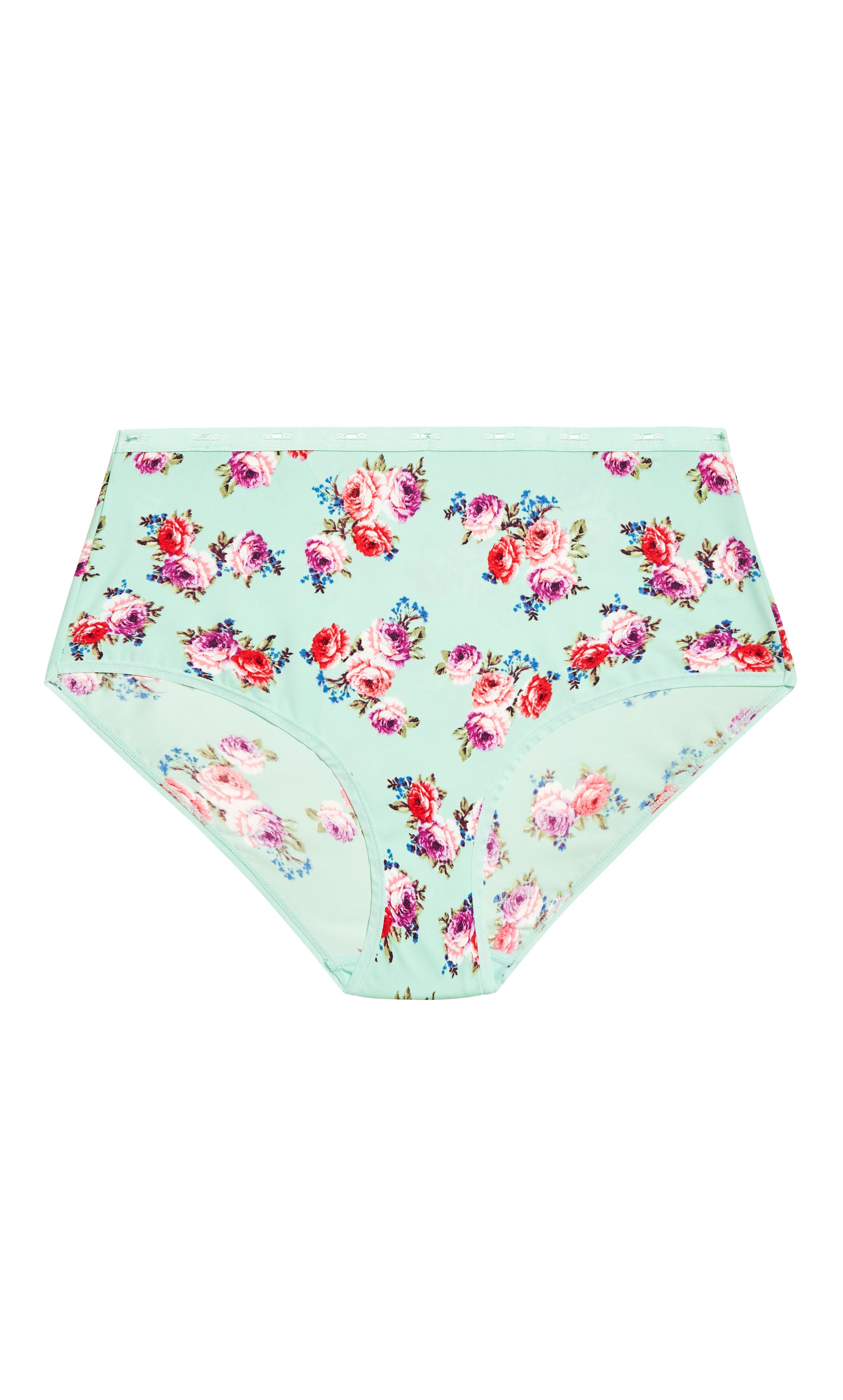 Fashion Microfiber Full Brief - mint floral, , alternate image number 2