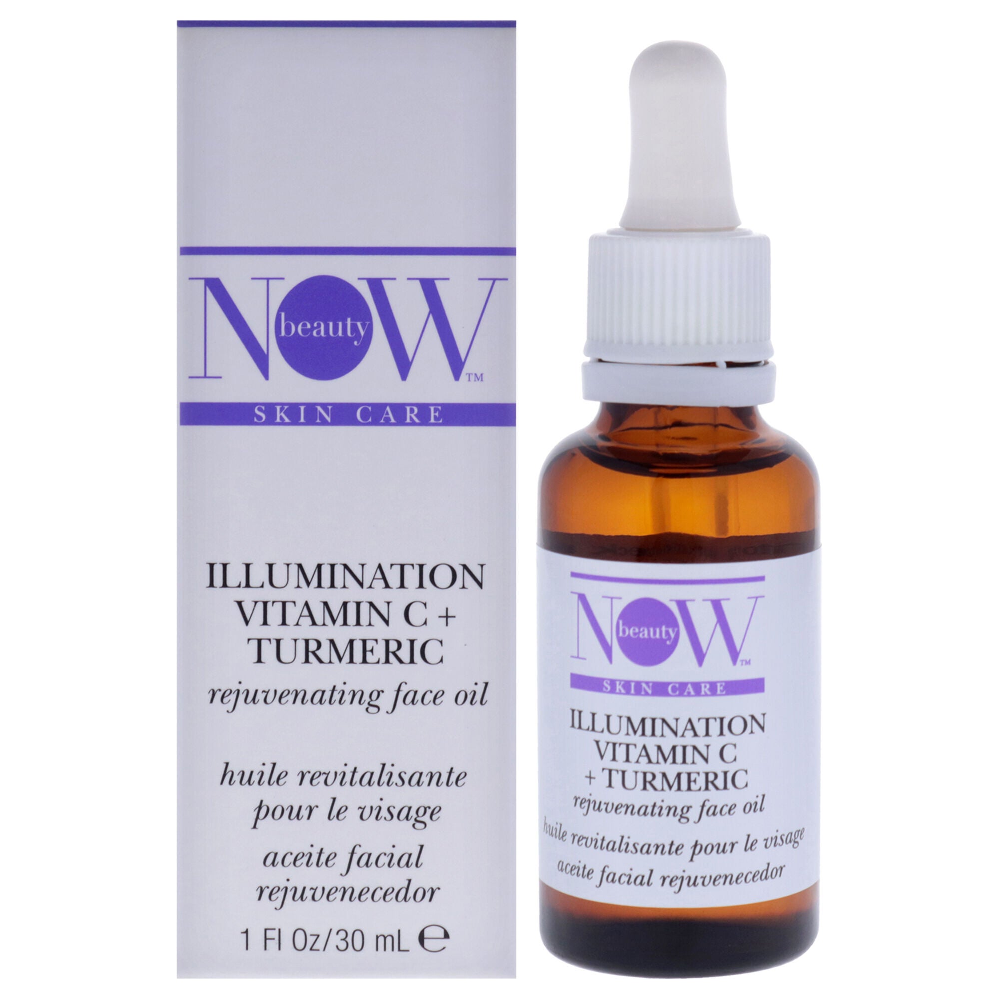 Illumination Vitamin C Plus Turmeric Rejuvenating Face Oil by NOW Beauty for Unisex - 1 oz Oil, See Description, hi-res image number 0