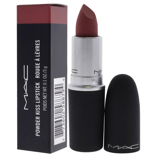 Powder Kiss Lipstick - 930 Brickthrough by MAC for Women - 0.10 oz Lipstick, NA, alternate image number null