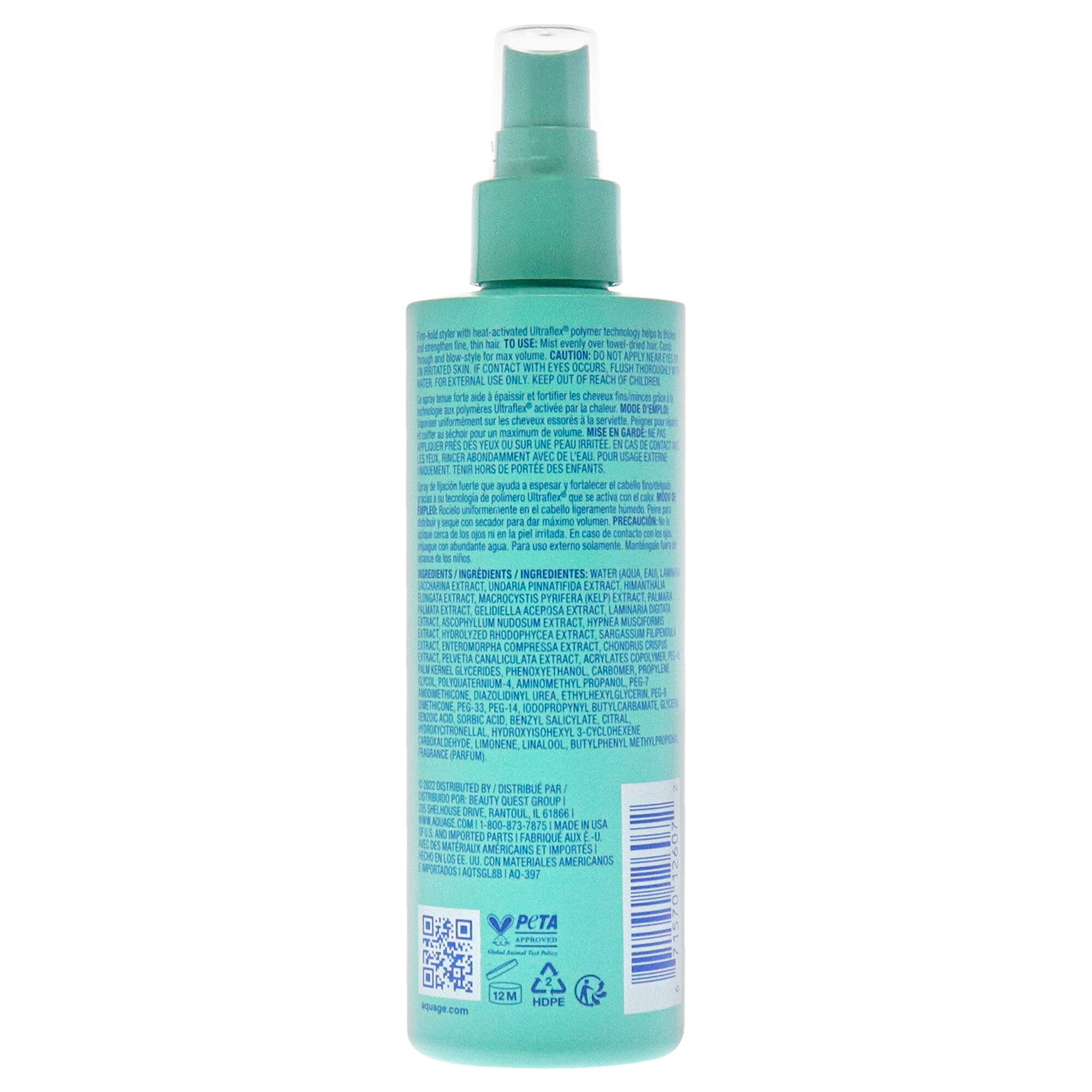 Thickening Spray Gel by Aquage for Unisex - 8 oz Gel, See Description, alternate image number 2