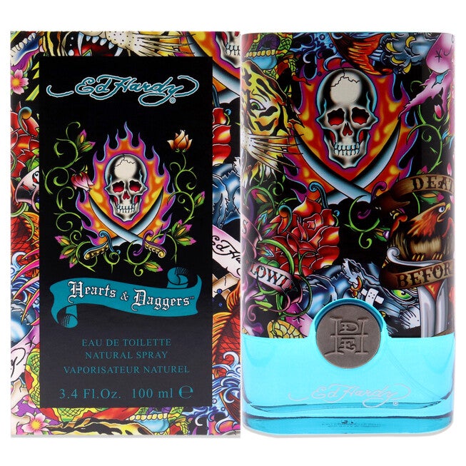 Ed Hardy Hearts and Daggers by Christian Audigier for Men - 3.4 oz EDT Spray, See Description, hi-res image number 0
