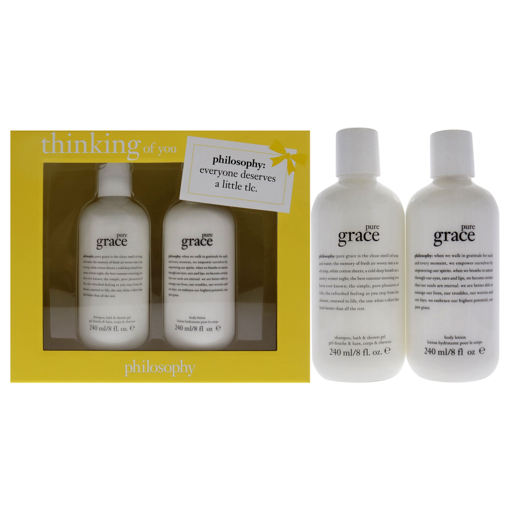 Thinking of You Kit by Philosophy for Women 2 Pc 8oz Pure Grace