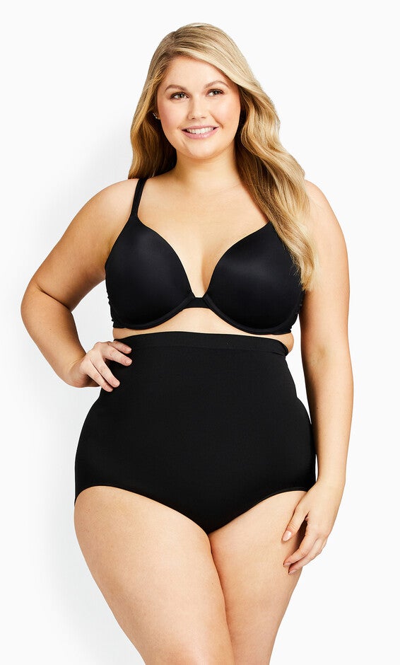 Hi Waist Shaper Brief - black, Black, hi-res image number null