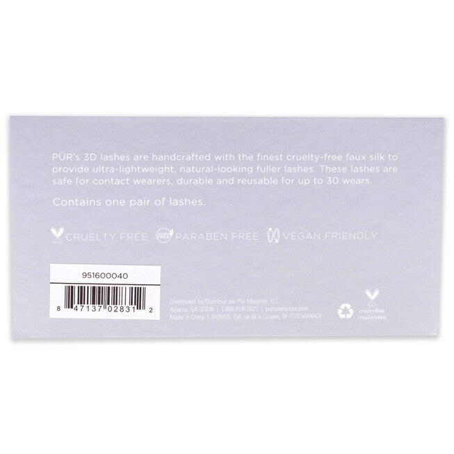 Pro Eyelashes - Socialite by Pur Cosmetics for Women - 1 Pair Eyelashes, NA, alternate image number null