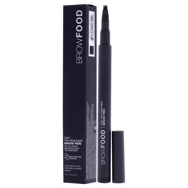 BrowFood 24H Tri Feather - Charcoal by LashFood for Women - 0.03 oz Eyebrow Pencil, , alternate image number 8