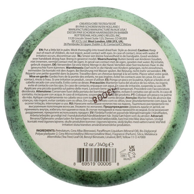 Green Grease Medium Hold Pomade by Reuzel for Men - 12 oz Pomade, See Description, alternate image number 2