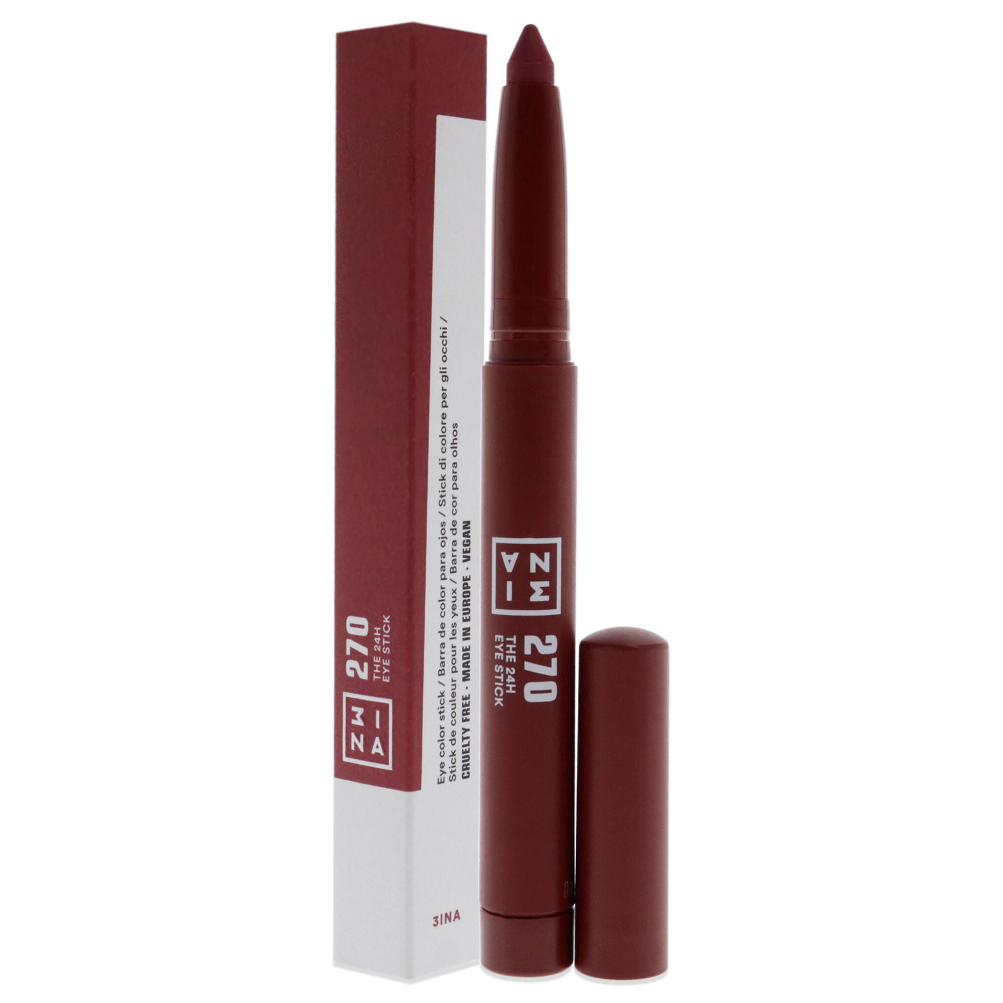 The 24H Eye Stick - 270 Dark red by 3INA for Women - 0.049 oz Eye Shadow, See Description, alternate image number 3