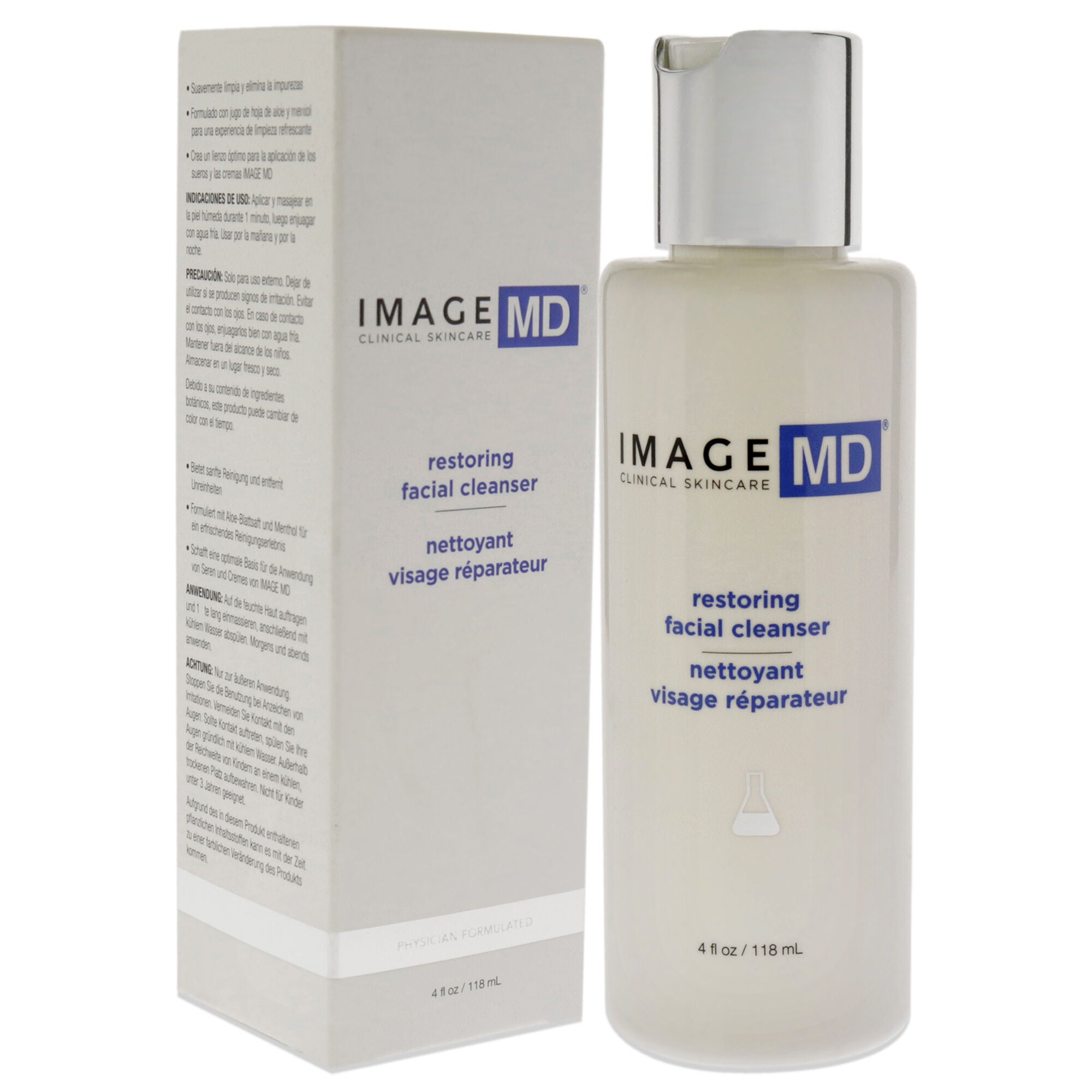 MD Restoring Facial Cleanser by Image for Unisex - 4 oz Cleanser, See Description, alternate image number 1