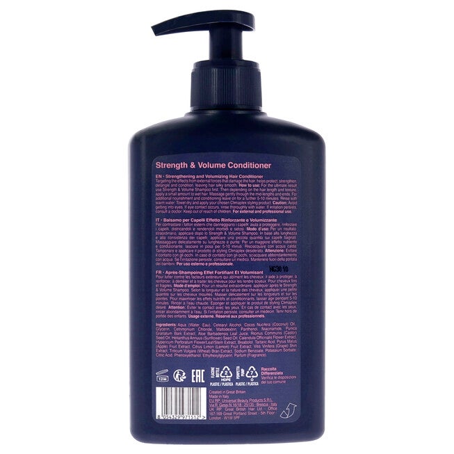 Strength and Volume Conditioner by Climaplex for Unisex - 13.52 oz Conditioner, See Description, alternate image number 1