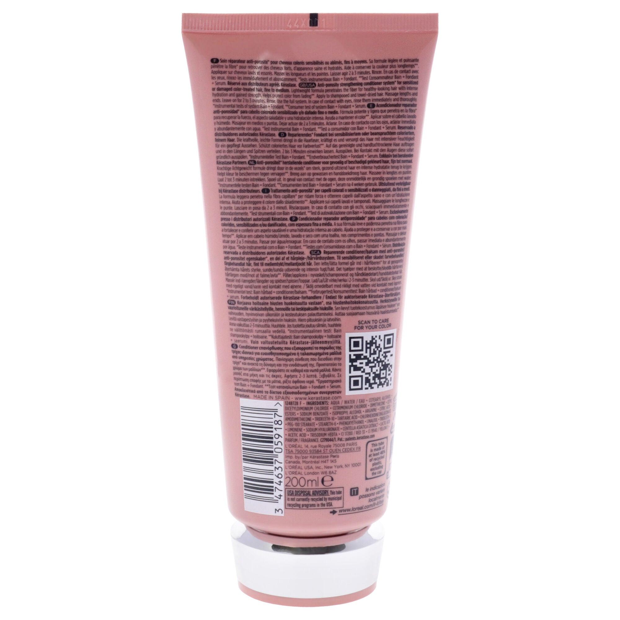 Chroma Absolu Fondant Cica Chroma Conditioner by Kerastase for Unisex - 6.8 oz Conditioner, See Description, alternate image number 3