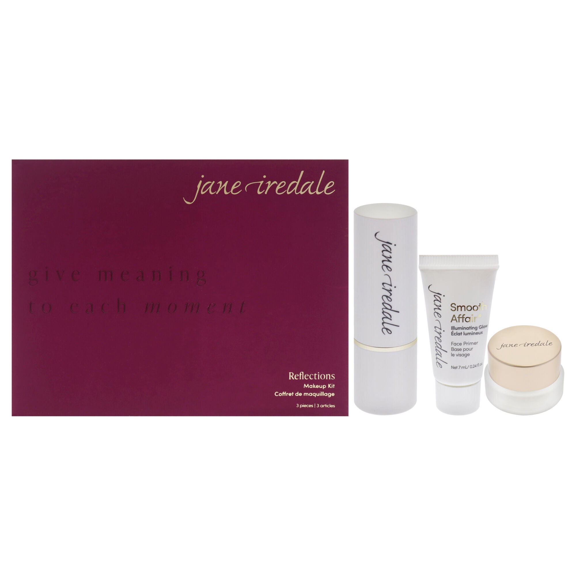 Reflections Makeup Kit by Jane Iredale for Women - 3 Pc Gift Set, See Description, hi-res image number 0