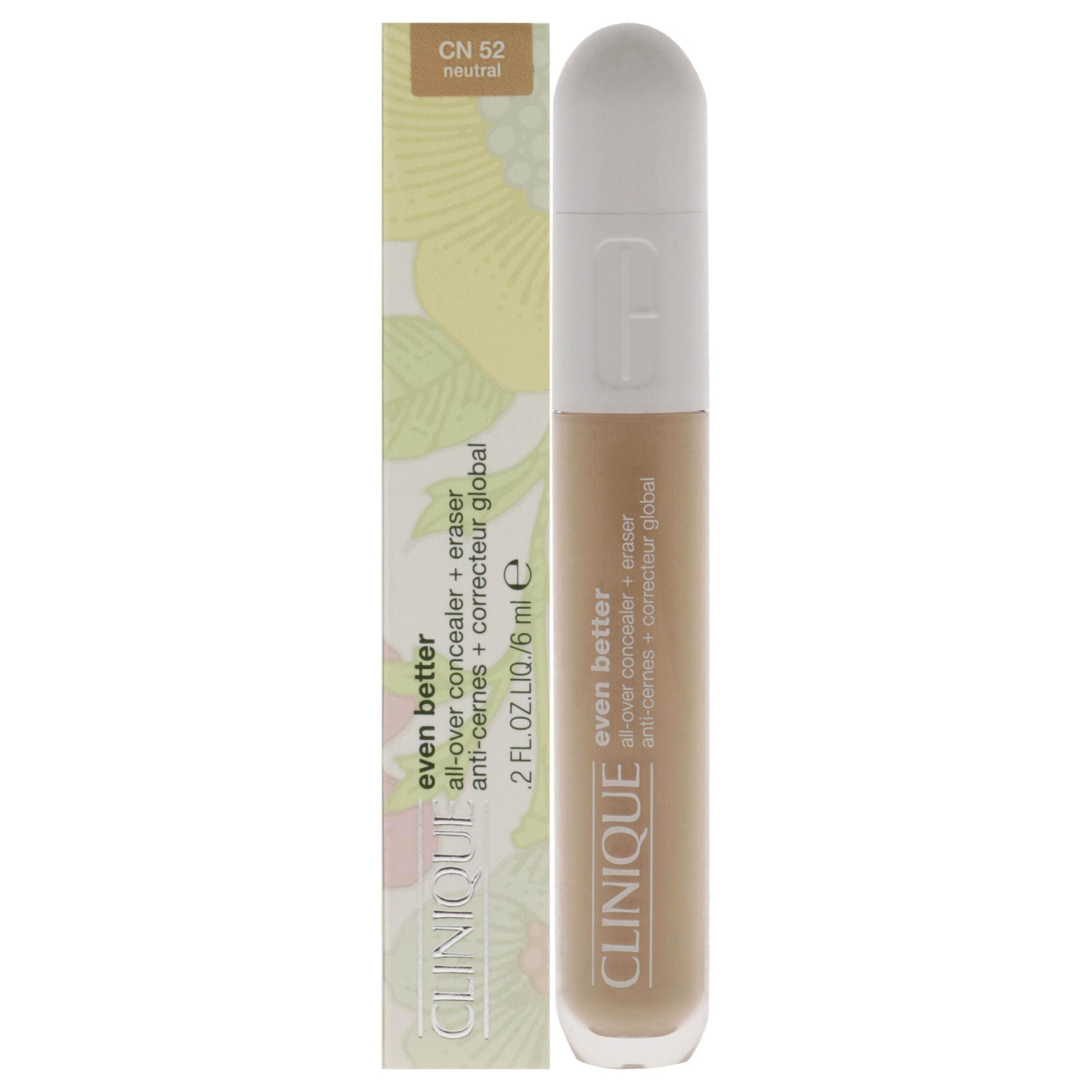 Even Better All-Over Concealer Plus Eraser - CN 52 Neutral by Clinique for Women - 0.2 oz Concealer, See Description, hi-res image number 0