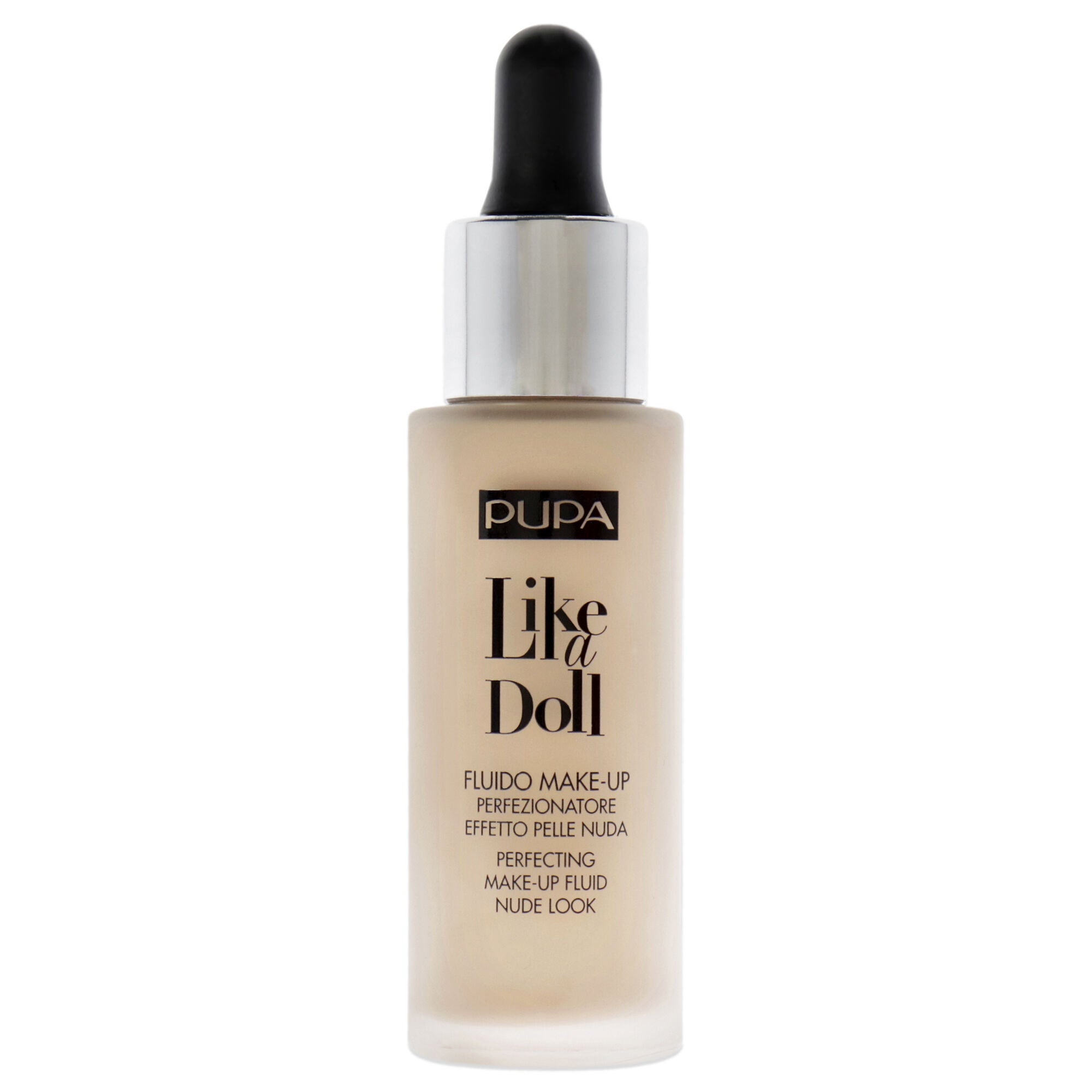 Like A Doll Perfecting Make-Up Fluid Nude Look Foundation SPF 15 - 030 Natural Beige by Pupa Milano for Women - 1.01 oz Foundation, See Description, alternate image number 4