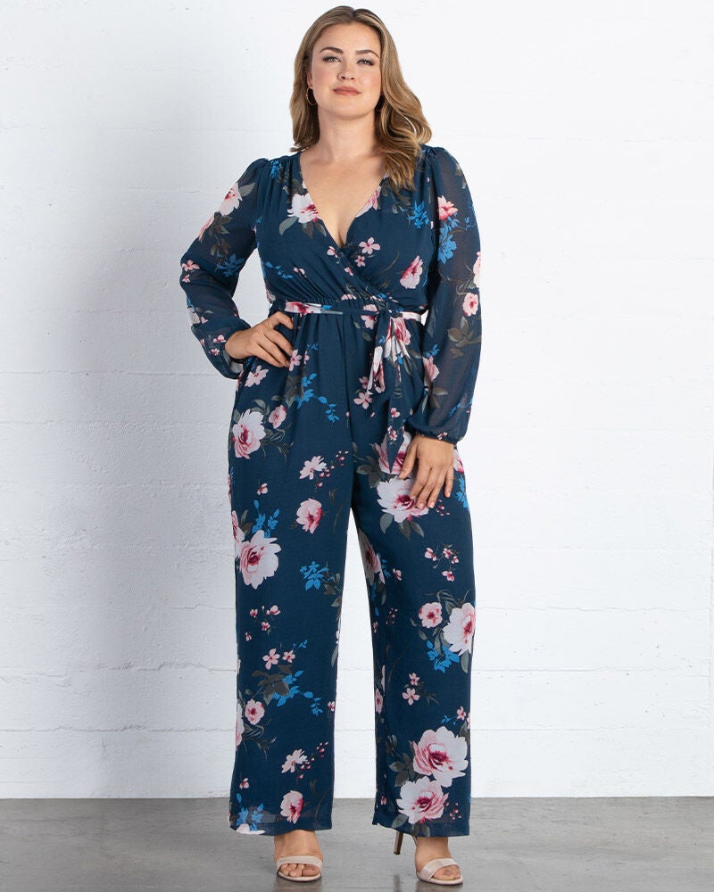 Celina Chiffon Jumpsuit, , alternate image number 8