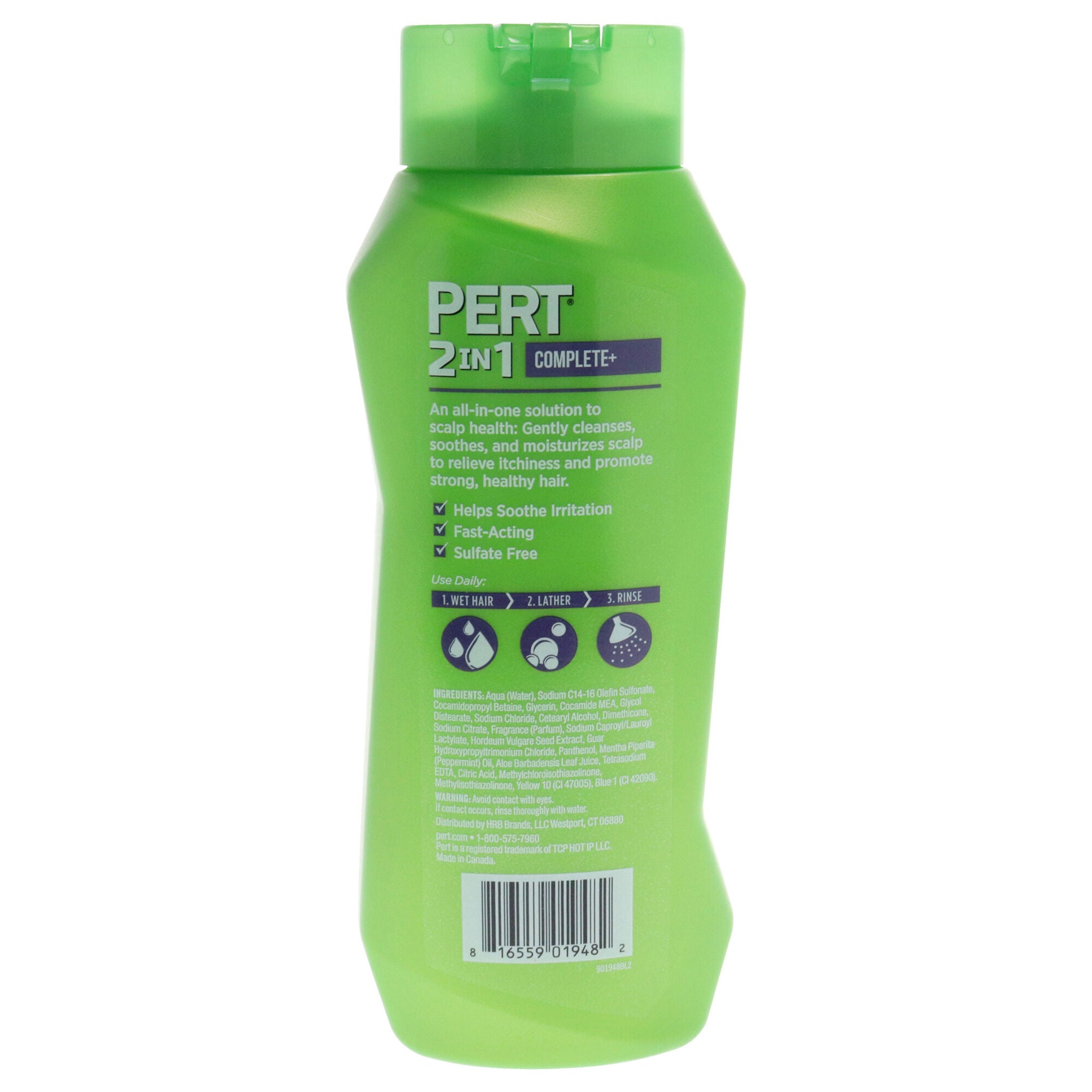 2 in 1 Complete Plus Scalp Care Shampoo and Conditioner by Pert for Unisex - 25.4 oz Shampoo and Conditioner, See Description, alternate image number 2