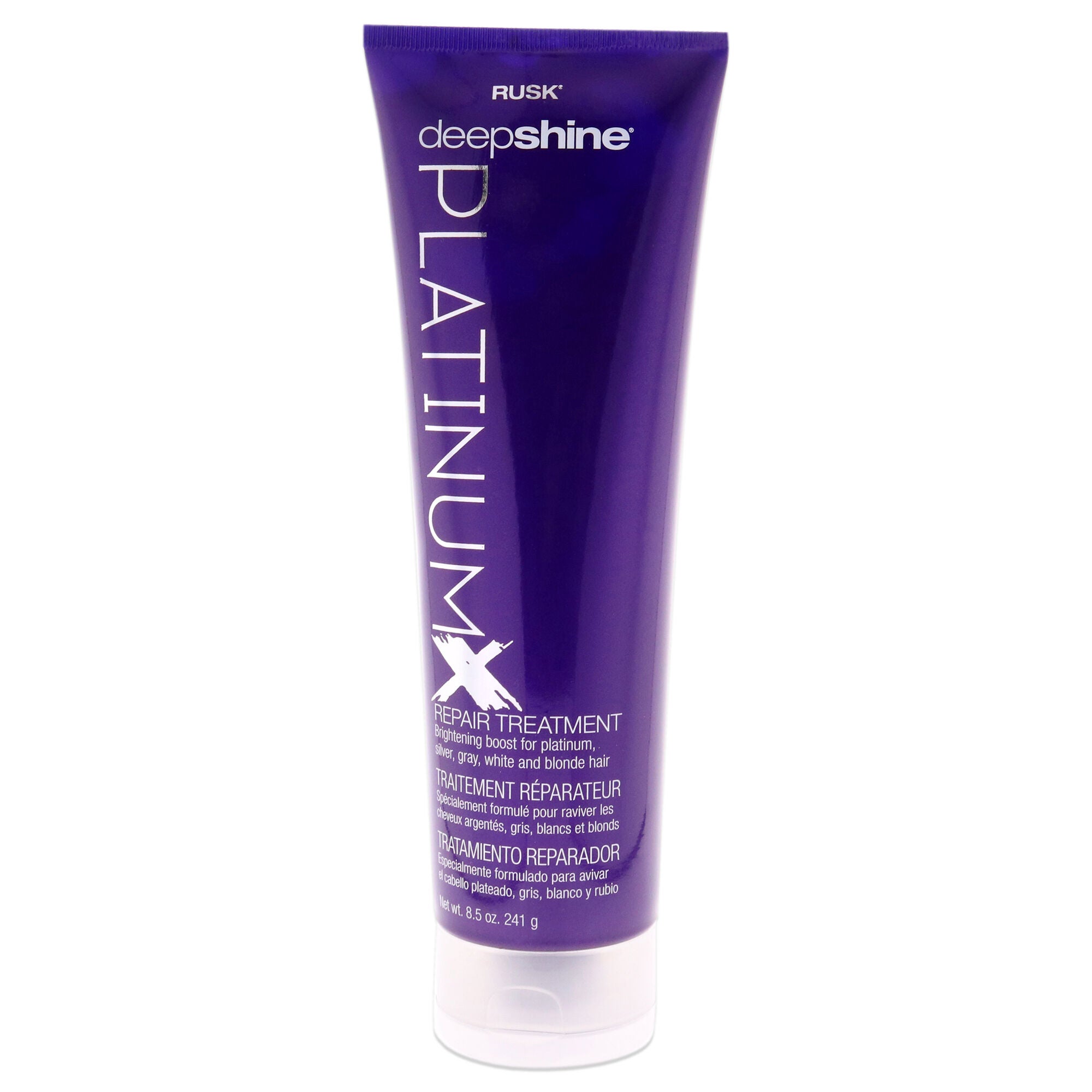 Deepshine PlatinumX Repair Treatment by Rusk for Unisex - 8.5 oz Treatment, See Description, hi-res image number 0