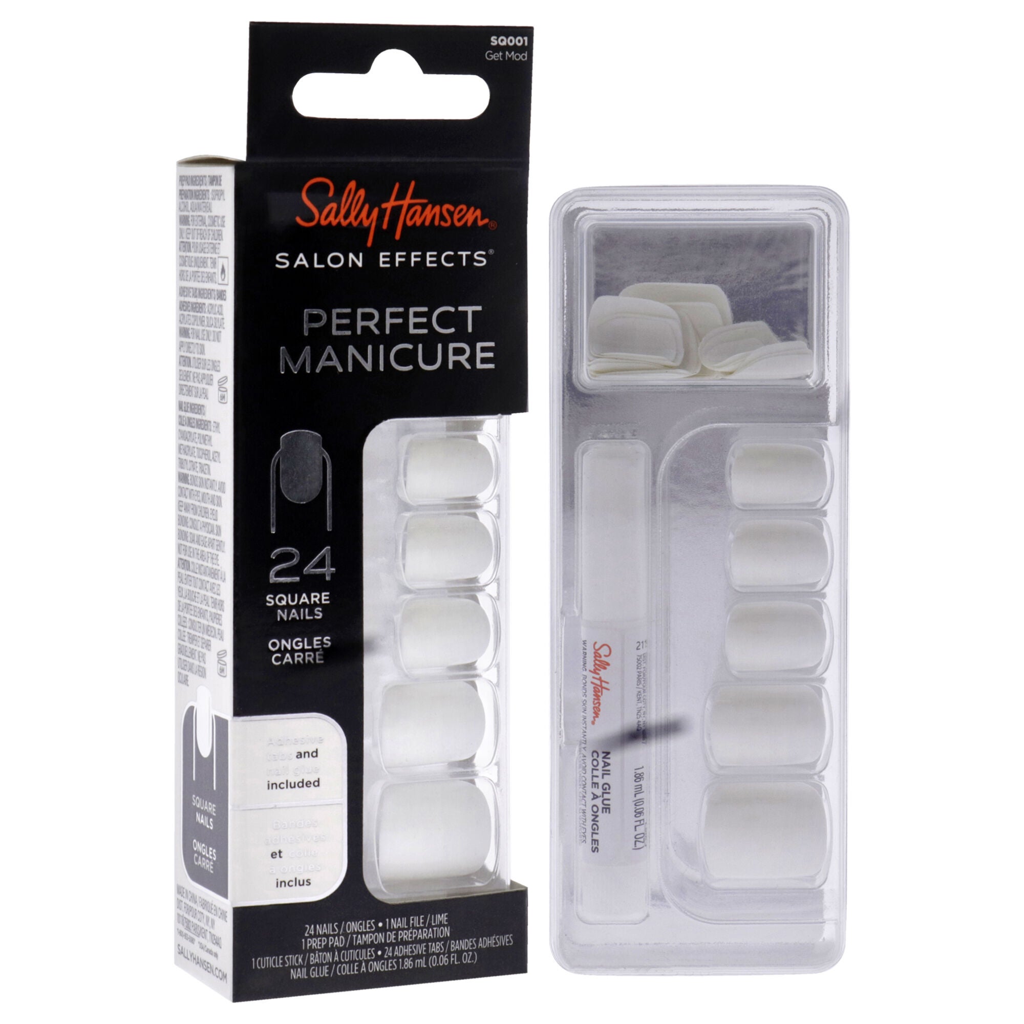 Perfect Manicure - Get Mod by Sally Hansen for Women - 26 Pc 24 Nail, Nail File, Pre Pad, See Description, alternate image number 2