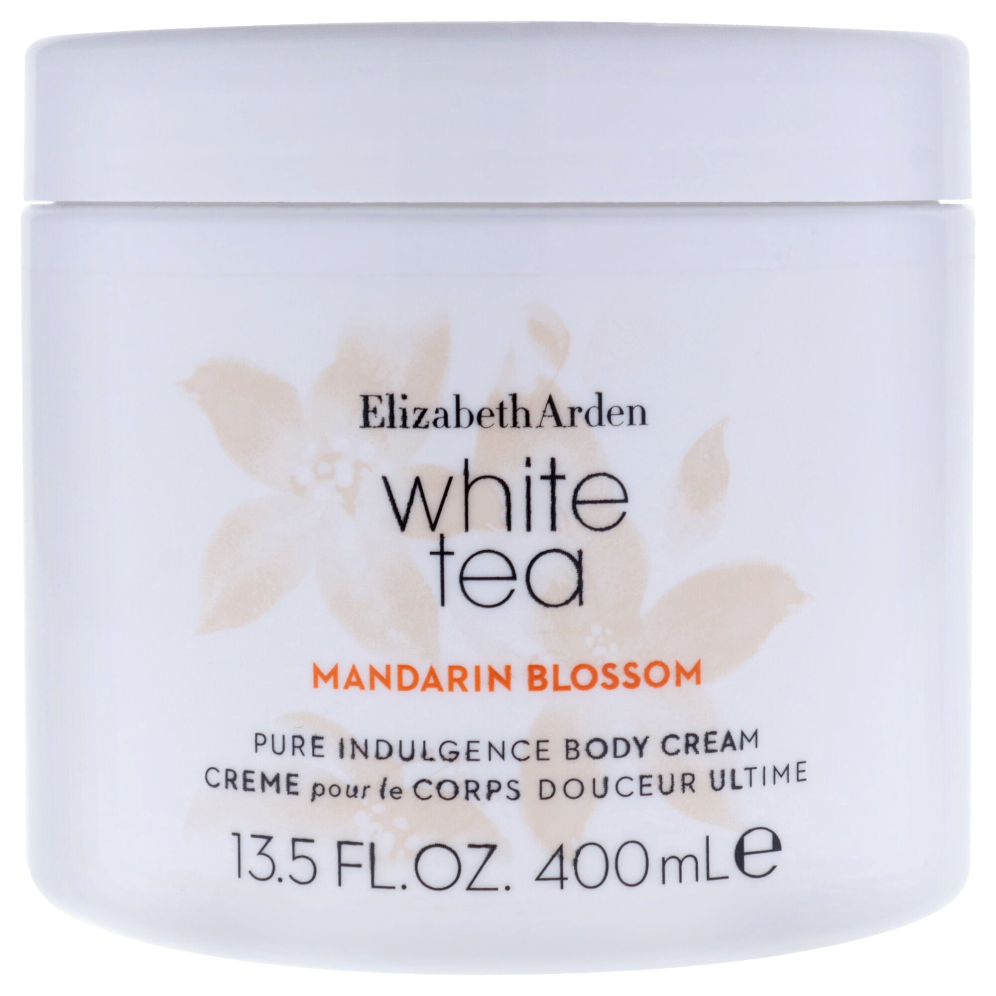 White Tea - Mandarin Blossom by Elizabeth Arden for Women - 13.5 oz Body Cream, White, hi-res image number 0