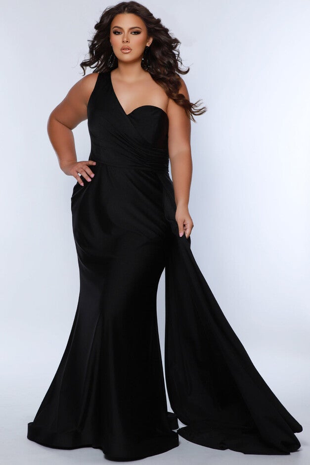 SIMPLE & SOPHISTICATED FORMAL DRESS, Black / Black, hi-res image number 0