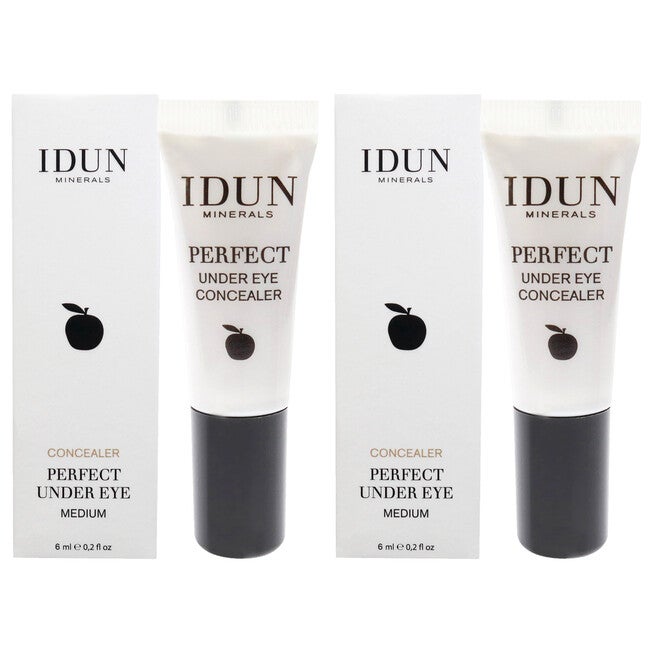 Perfect Under Eye Concealer - 032 Medium by Idun Minerals for Women - 0.2 oz Concealer - Pack of 2, NA, hi-res image number null