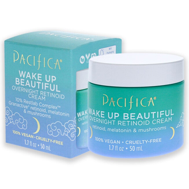 Wake Up Beautiful Overnight Retinoid Cream by Pacifica for Unisex - 1.7 oz Cream, , alternate image number null