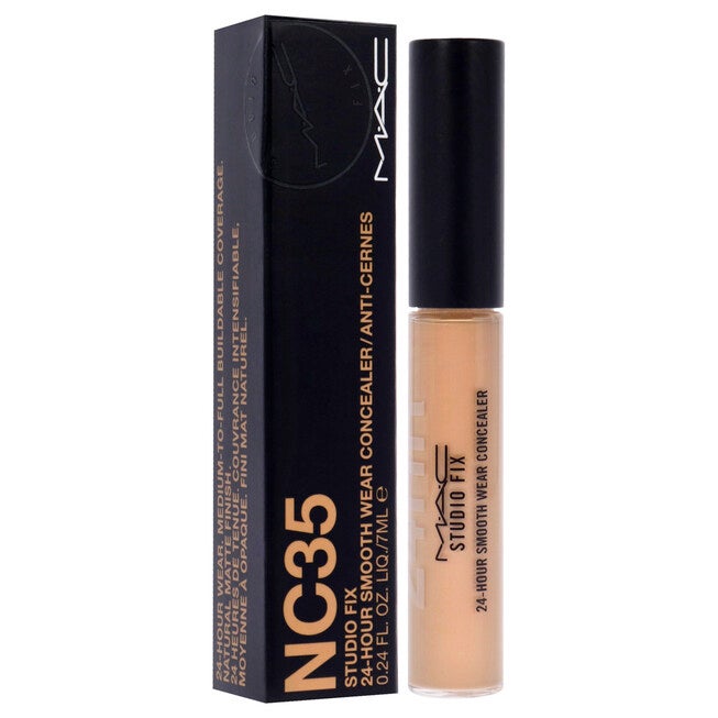 Studio Fix 24 Hour Smooth Wear Concealer - NC35 by MAC for Women - 0.24 oz Concealer, , alternate image number null