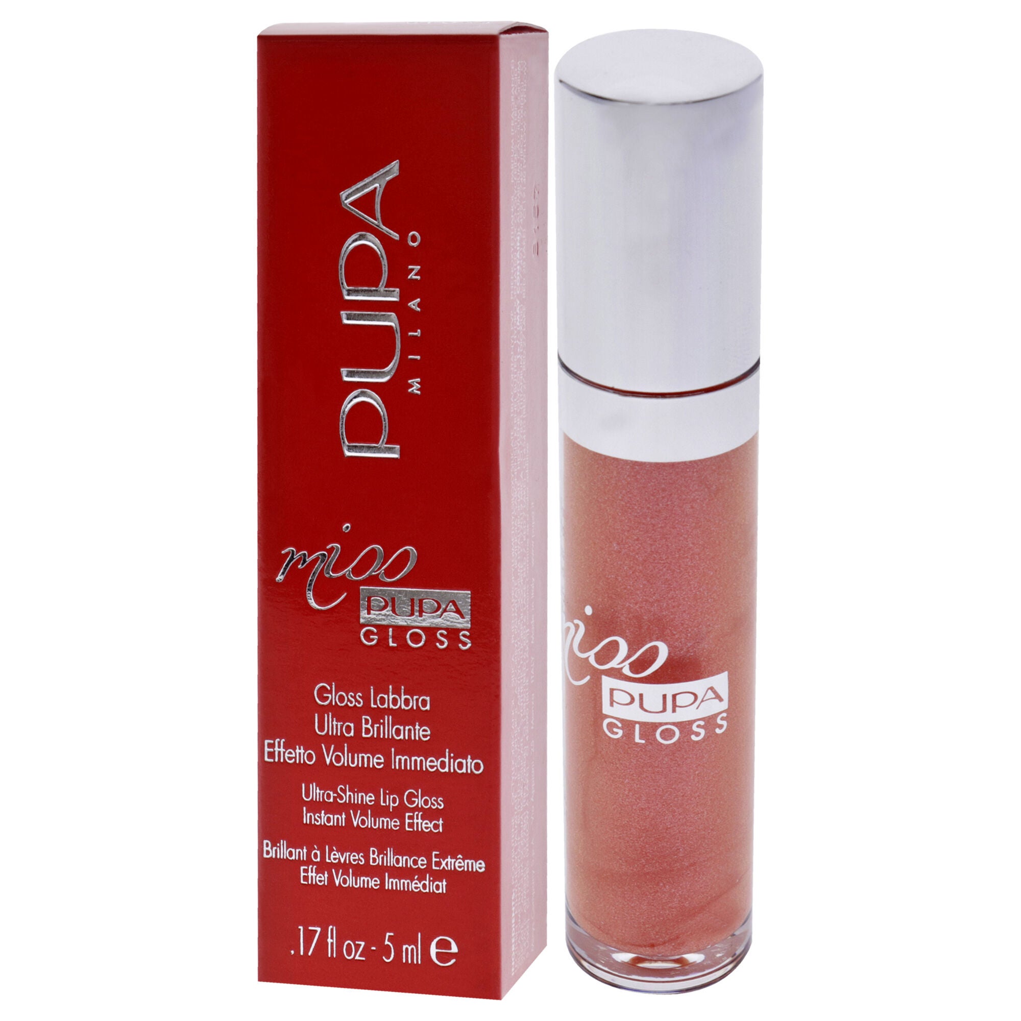 Miss Pupa Gloss Ultra-Shine Lip Gloss - 200 Juicy Glaze by Pupa Milano for Women - 0.17 oz Lip Gloss, , alternate image number 7