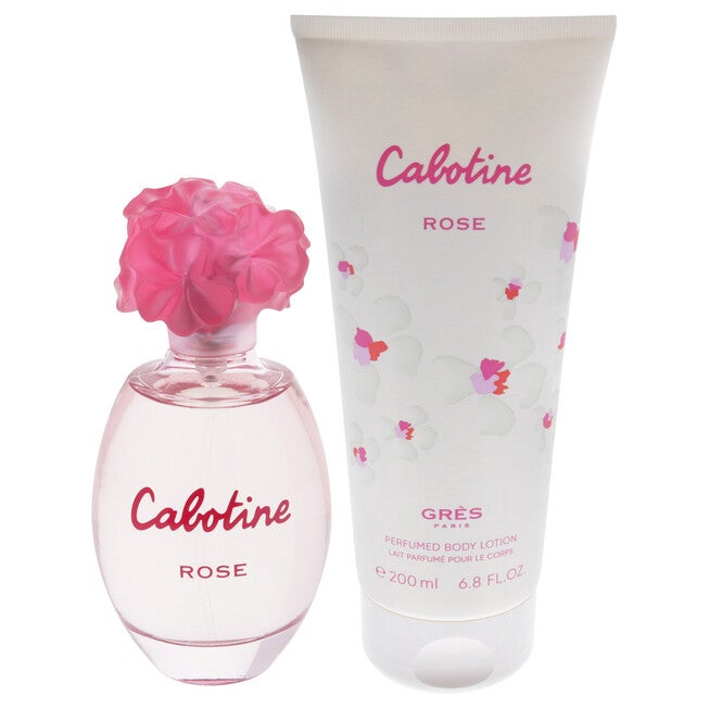 Cabotine Rose by Parfums Gres for Women - 2 Pc Gift Set 3.4oz EDT Spray, 6.76oz Perfumed Body Lotion, NA, alternate image number null