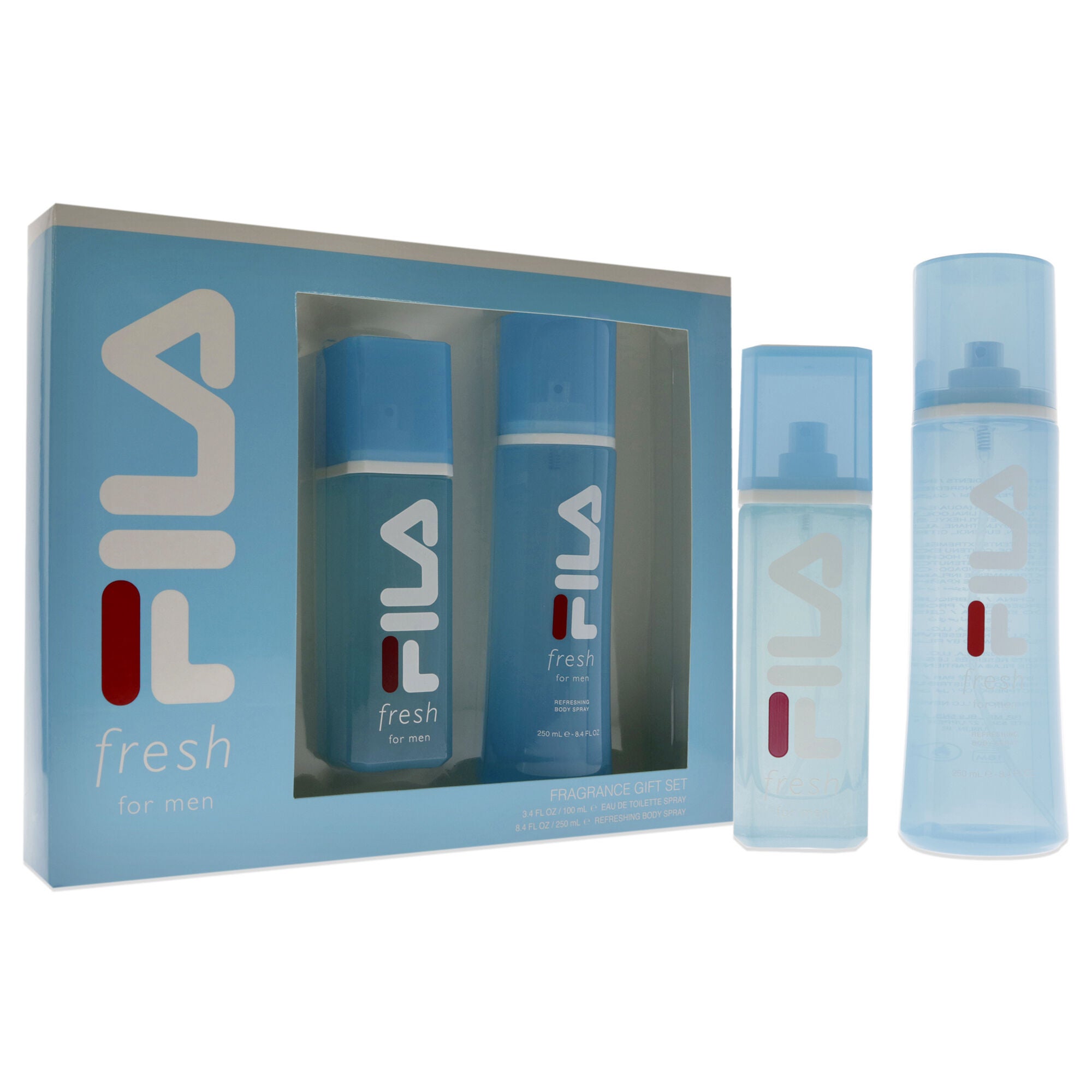 Fila Fresh by Fila for Men - 2 Pc Gift Set 3.4oz EDT Spray, 8.4oz Body Spray, See Description, alternate image number 2