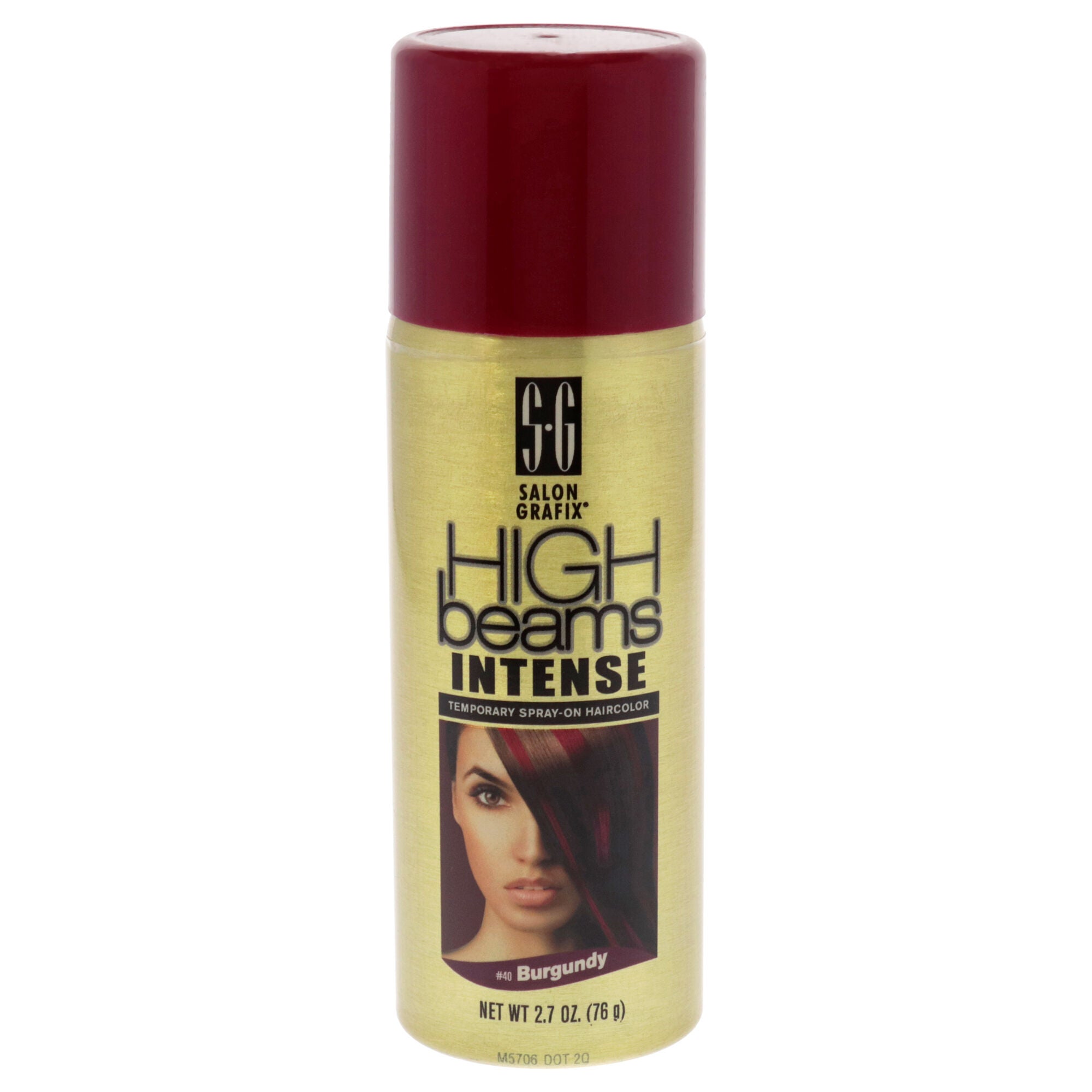 High Beams Intense Temporary Spray - 40 Burgundy by Salon Grafix for Unisex - 2.7 oz Hair Color, See Description, hi-res image number 0
