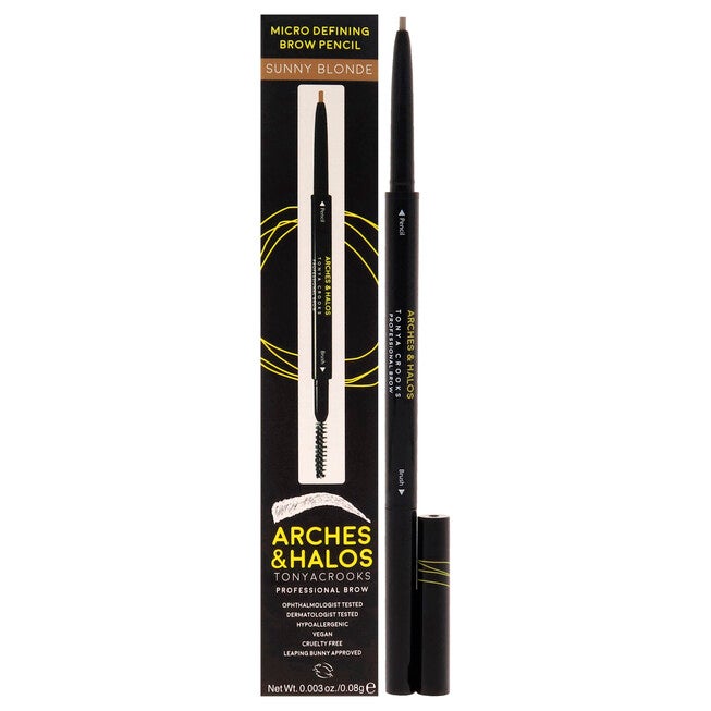 Micro Defining Brow Pencil - Sunny Blonde by Arches and Halos for Women - 0.003 oz Eyebrow Pencil, NA, hi-res image number null