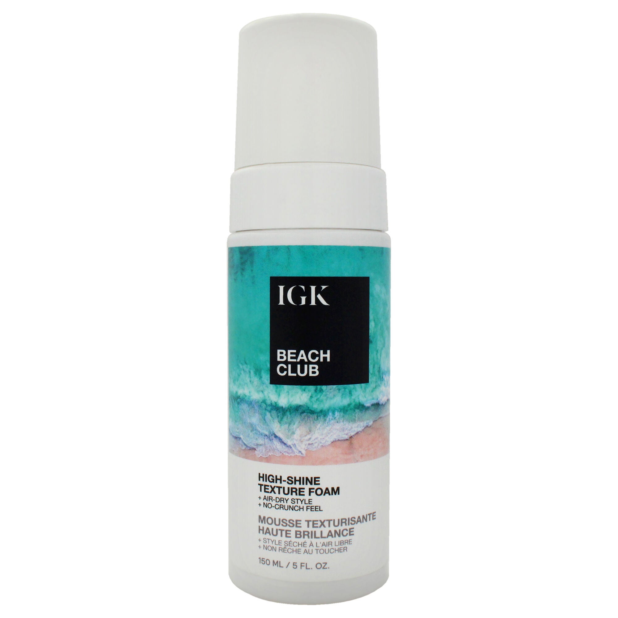 Beach Club High Shine Texture Foam by IGK for Unisex - 5 oz Foam, See Description, hi-res image number 0