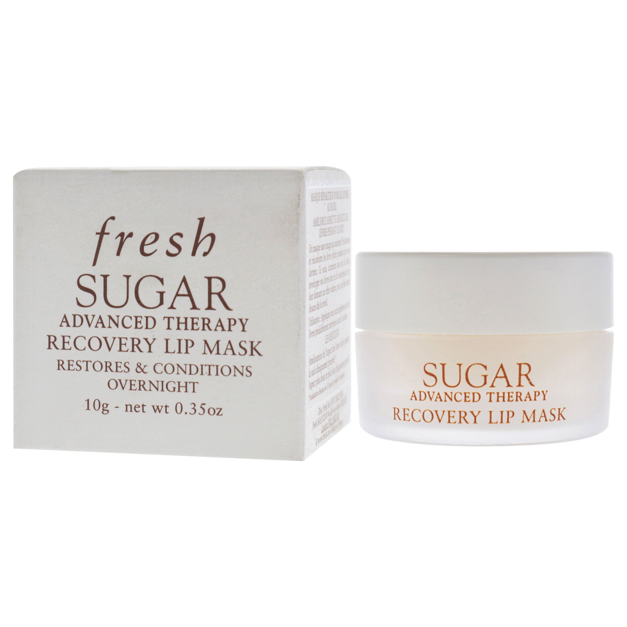 Sugar Advanced Therapy Recovery Lip Mask by Fresh for Women - 0.35 oz Lip Mask, White, alternate image number 3