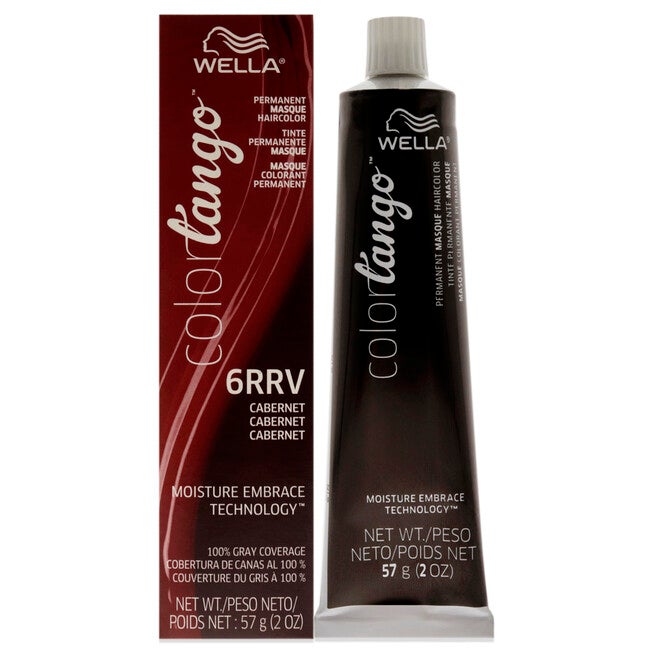Color Tango Permanent Hair Color - 6RRV Cabernet by Wella for Unisex - 2 oz Hair Color, NA, hi-res image number null