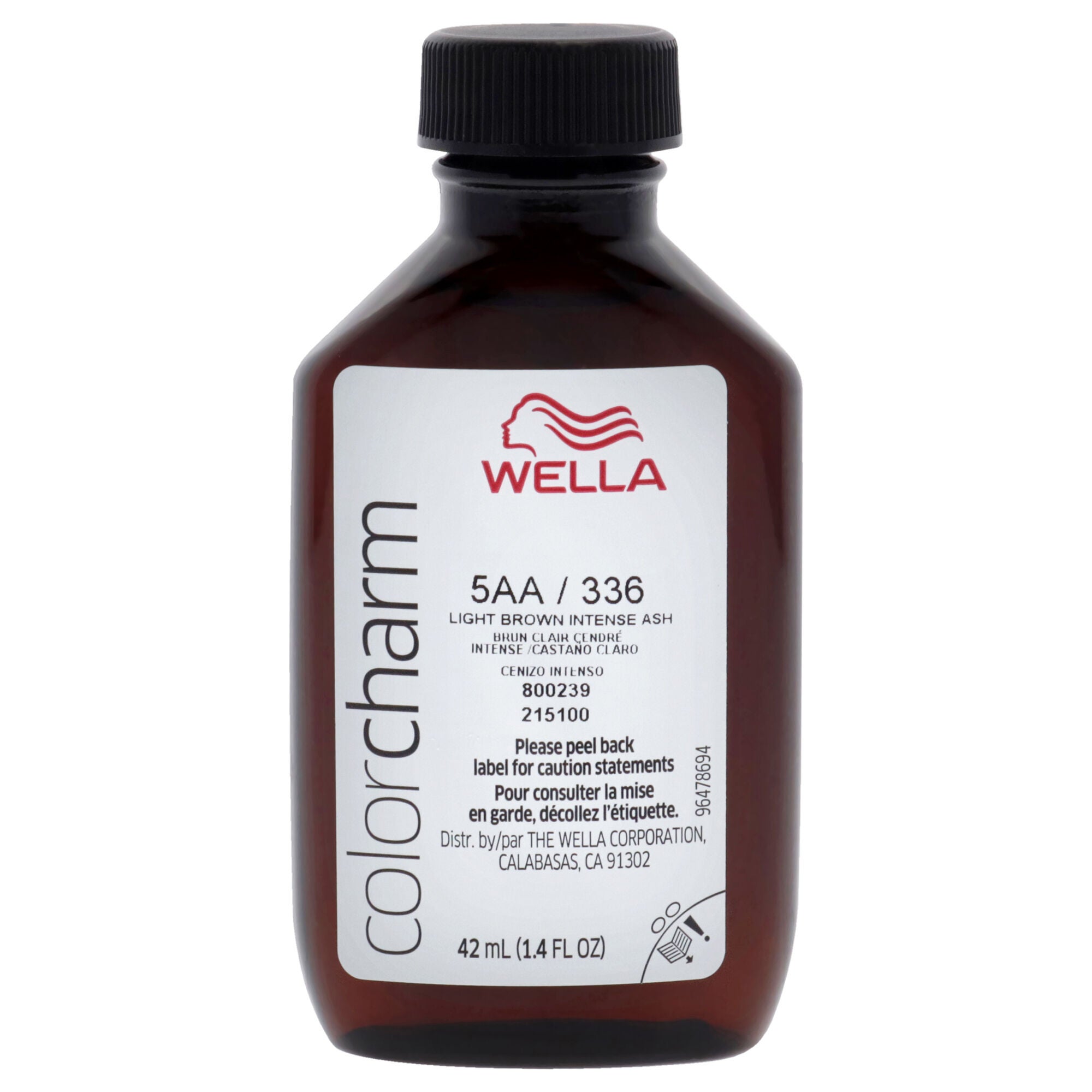 Color Charm Permanent Liquid Hair Color - 336 5AA Light Drab Brown by Wella for Unisex - 1.42 oz Hair Color, See Description, alternate image number 4