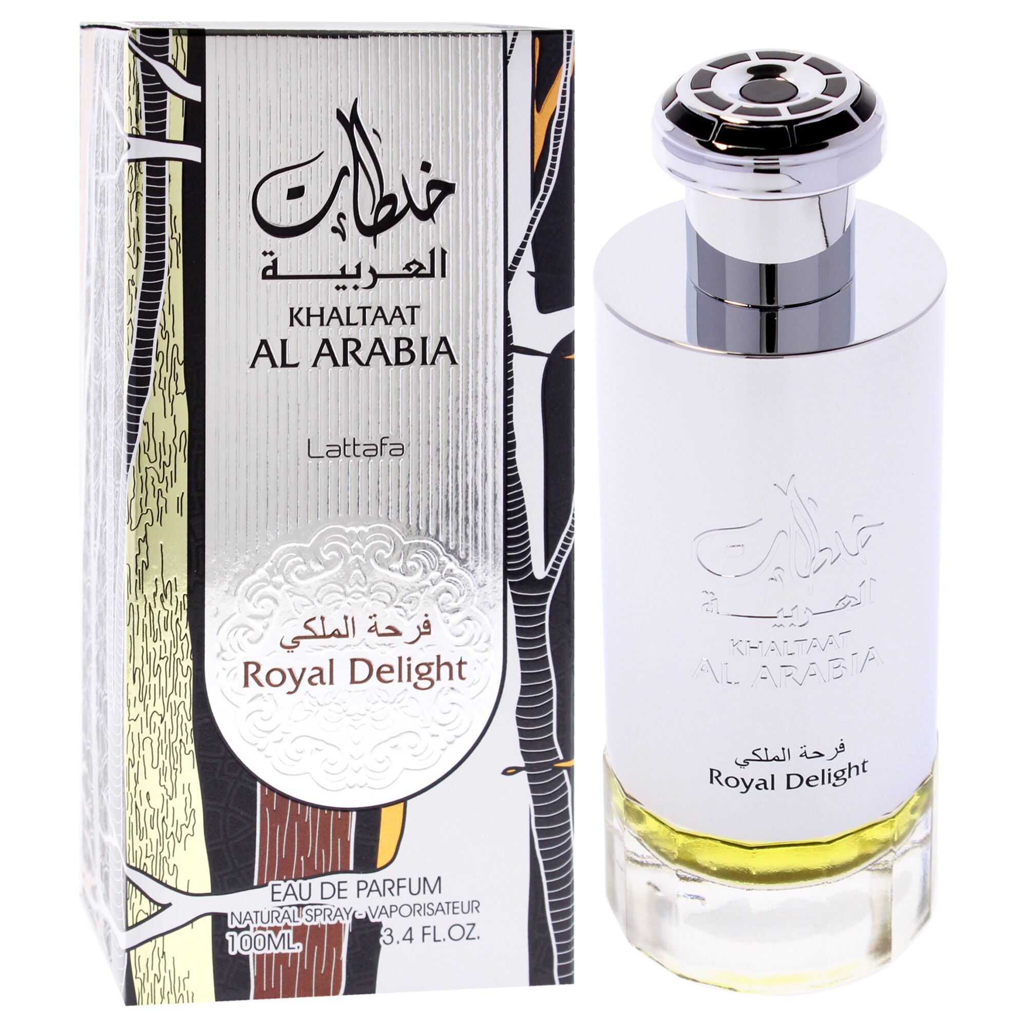 Khaltaat Al Arabia - Royal Delight by Lattafa for Men - 3.4 oz EDP Spray, Clear, alternate image number 2