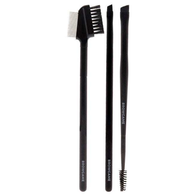 Brow Brush Kit by Browgame for Women - 3 Pc Set, , alternate image number 4