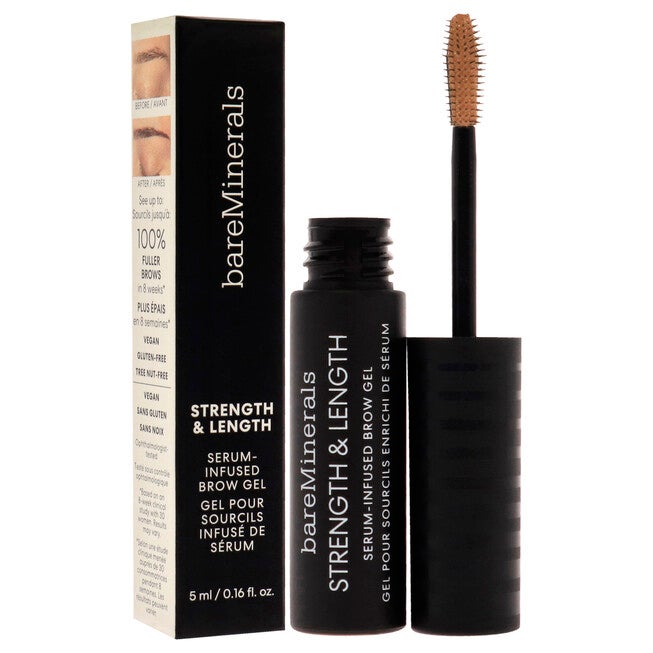 Strength and Length Serum-Infused Brow Gel - Honey by bareMinerals for Women - 0.16 oz Brow Gel, See Description, alternate image number 2