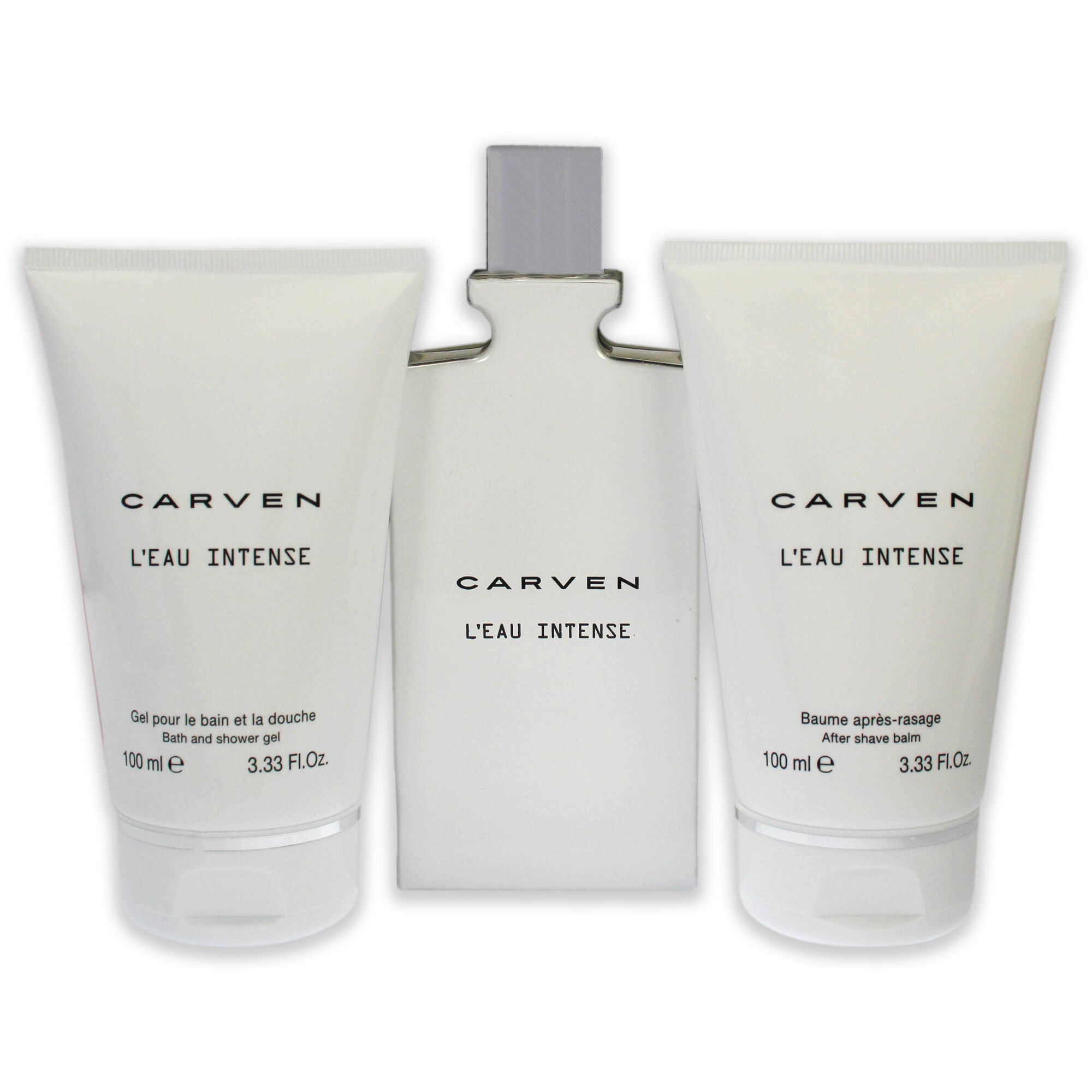 LEau Intense by Carven for Women - 3 Pc Gift Set 3.33oz EDT Spray, 3.33oz After Shave Balm, 3.33oz Bath and Shower Gel, , alternate image number 5