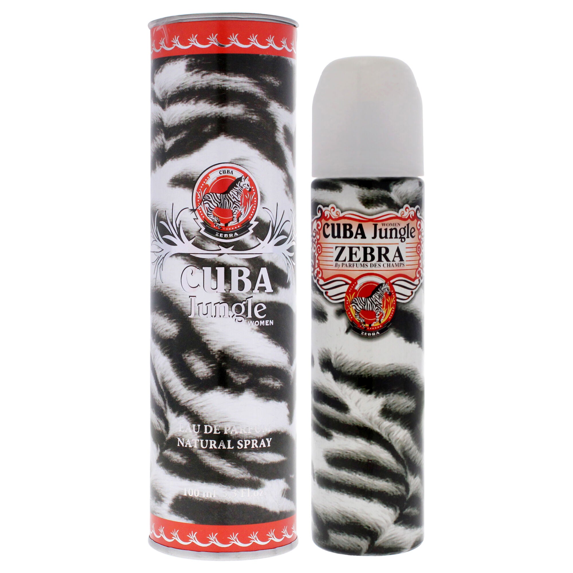 Cuba Jungle Zebra by Cuba for Women - 3.3 oz EDP Spray, See Description, hi-res image number 0