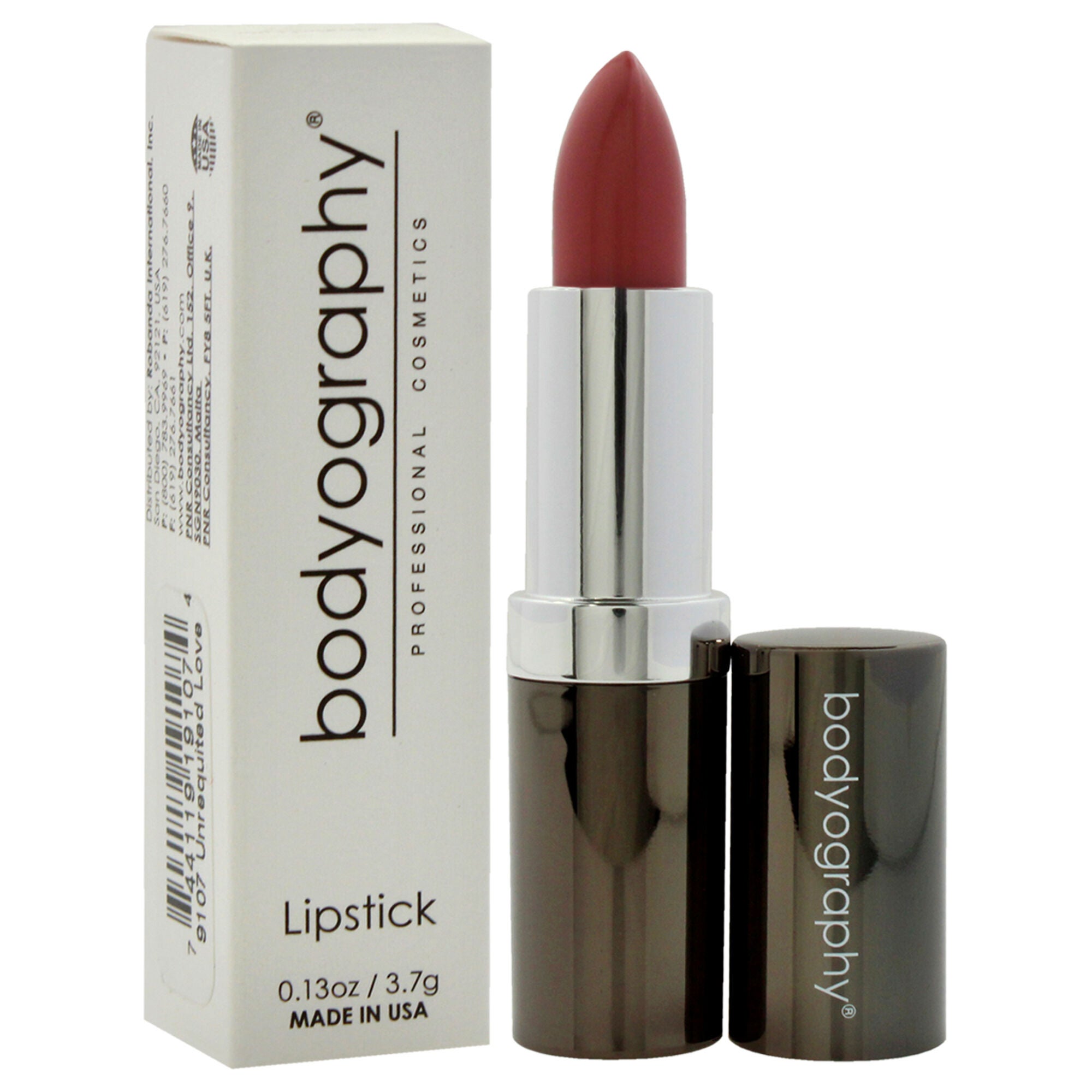 Lipstick Satin Matte - Unrequited Love by Bodyography for Women - 0.13 oz Lipstick, See Description, alternate image number 2