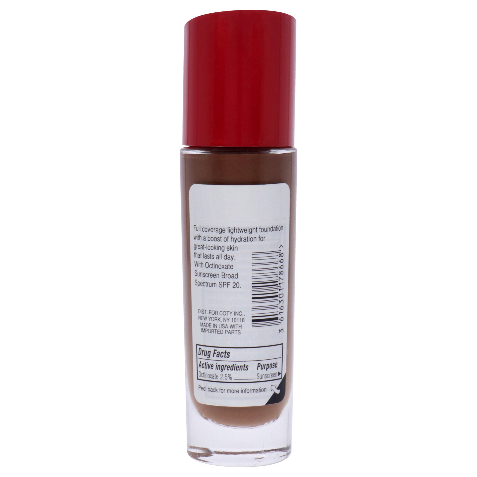 Lasting Finish 25Hr Full Coverage Foundation SPF 20 - 600 Warm Coconut by Rimmel London for Women - 1 oz Foundation, See Description, alternate image number 2