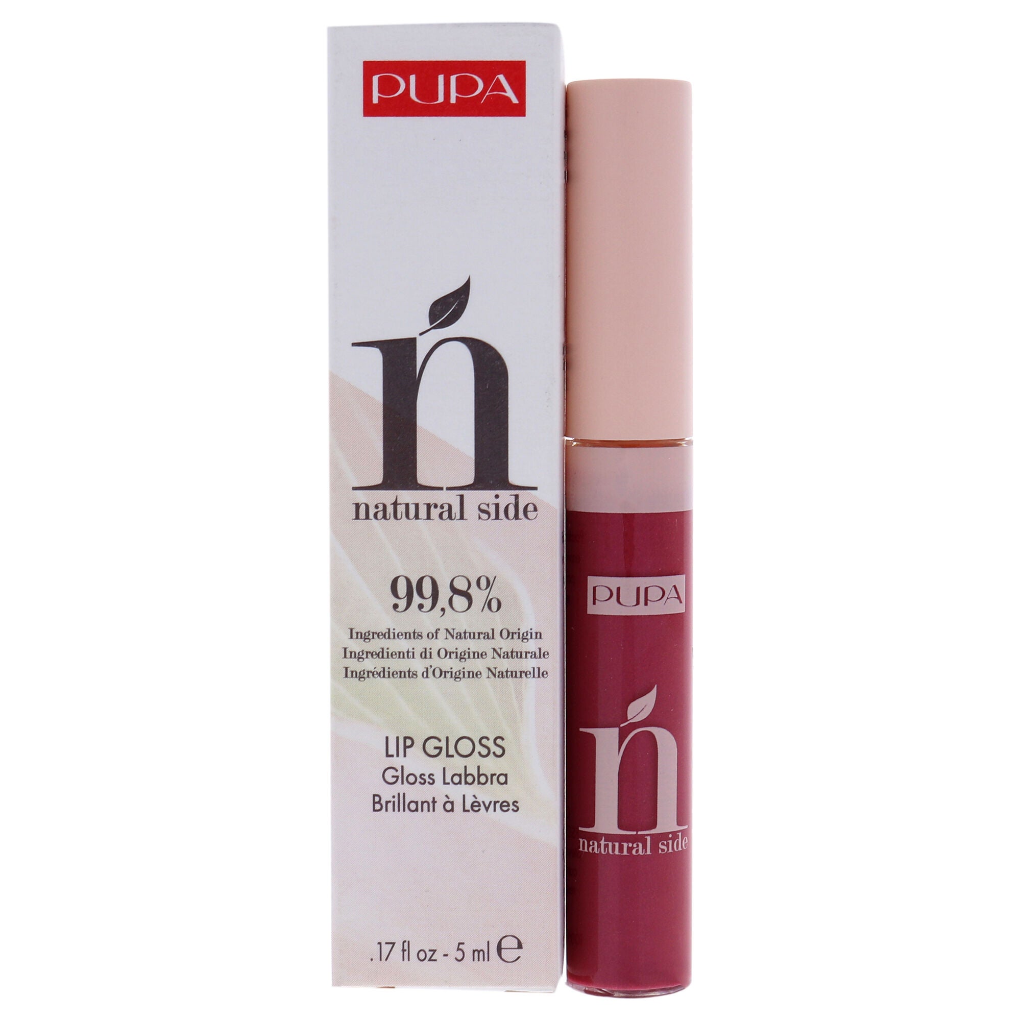 Natural Side Lip Gloss - 006 Crystal Fuchsia by Pupa Milano for Women - 0.17 oz Lip Gloss, See Description, hi-res image number 0