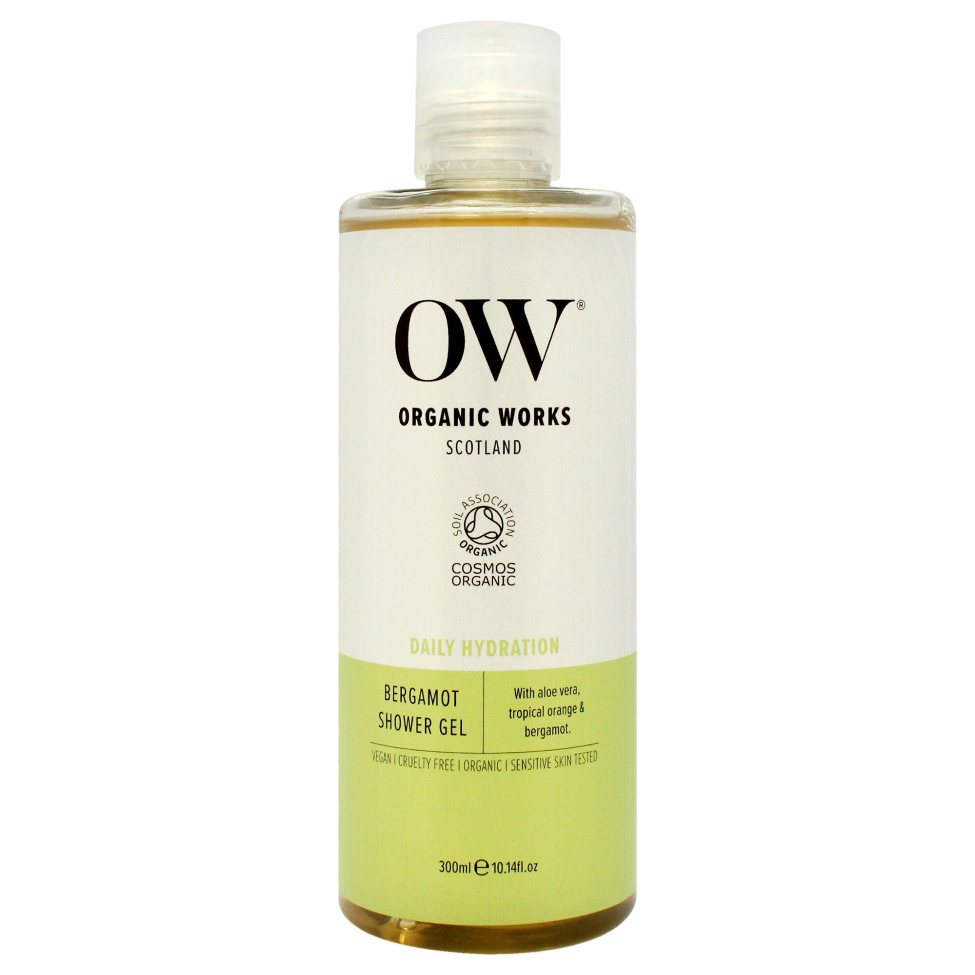 Daily Hydration Shower Gel - Bergamot by Organic Works for Unisex - 10.14 oz Shower Gel, See Description, hi-res image number 0