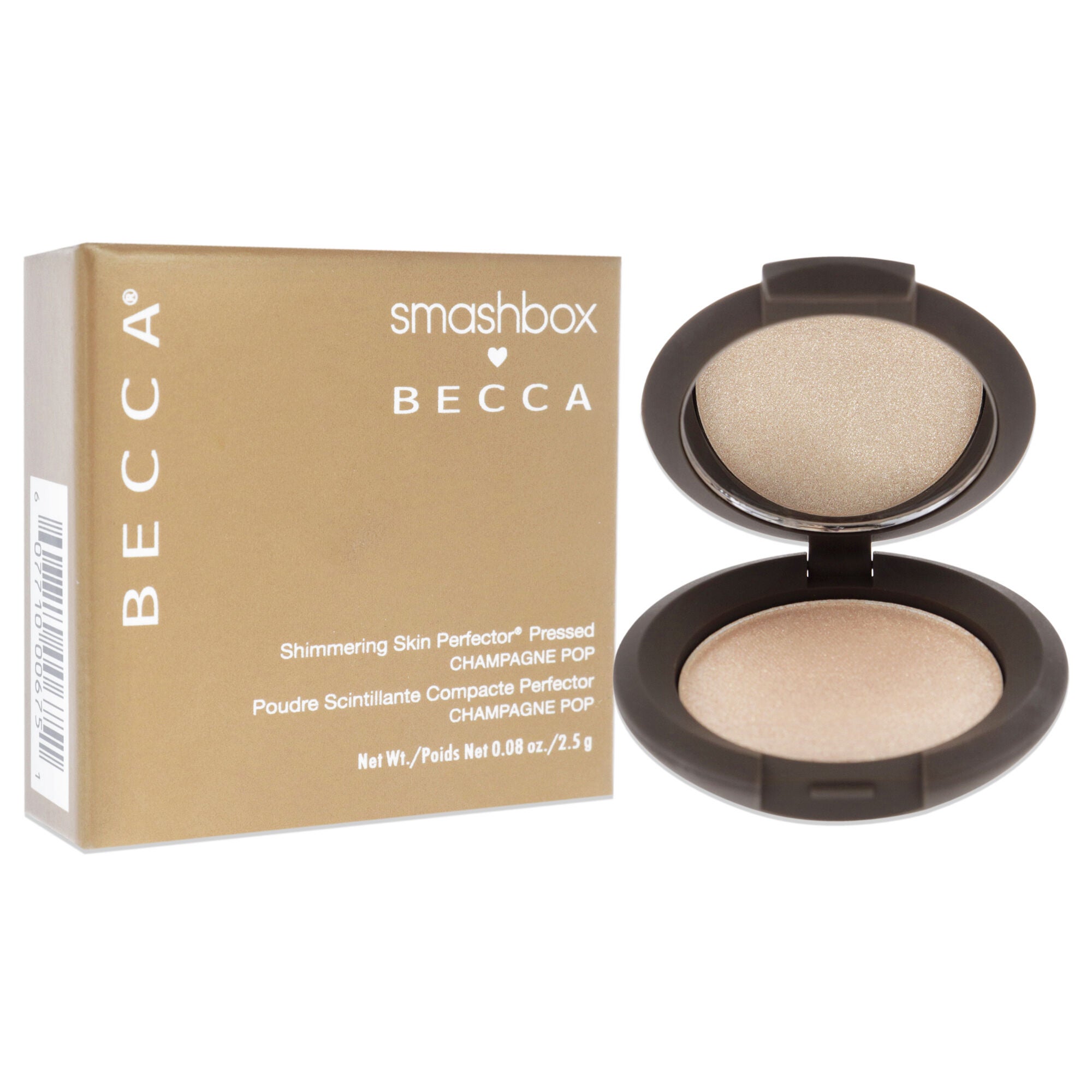 Becca Shimmering Skin Perfector Pressed Highlighter - Champagne Pop by SmashBox for Women - 0.08 oz Highlighter, , alternate image number 6